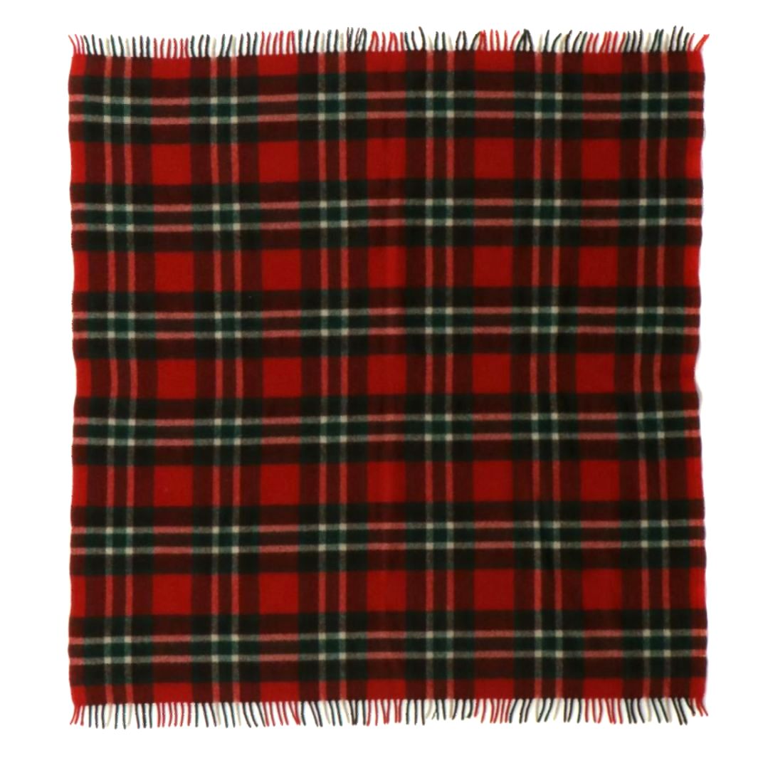 Ayers "Rough Rider" Flannel Wool Throw Blanket, Mid-20th Century