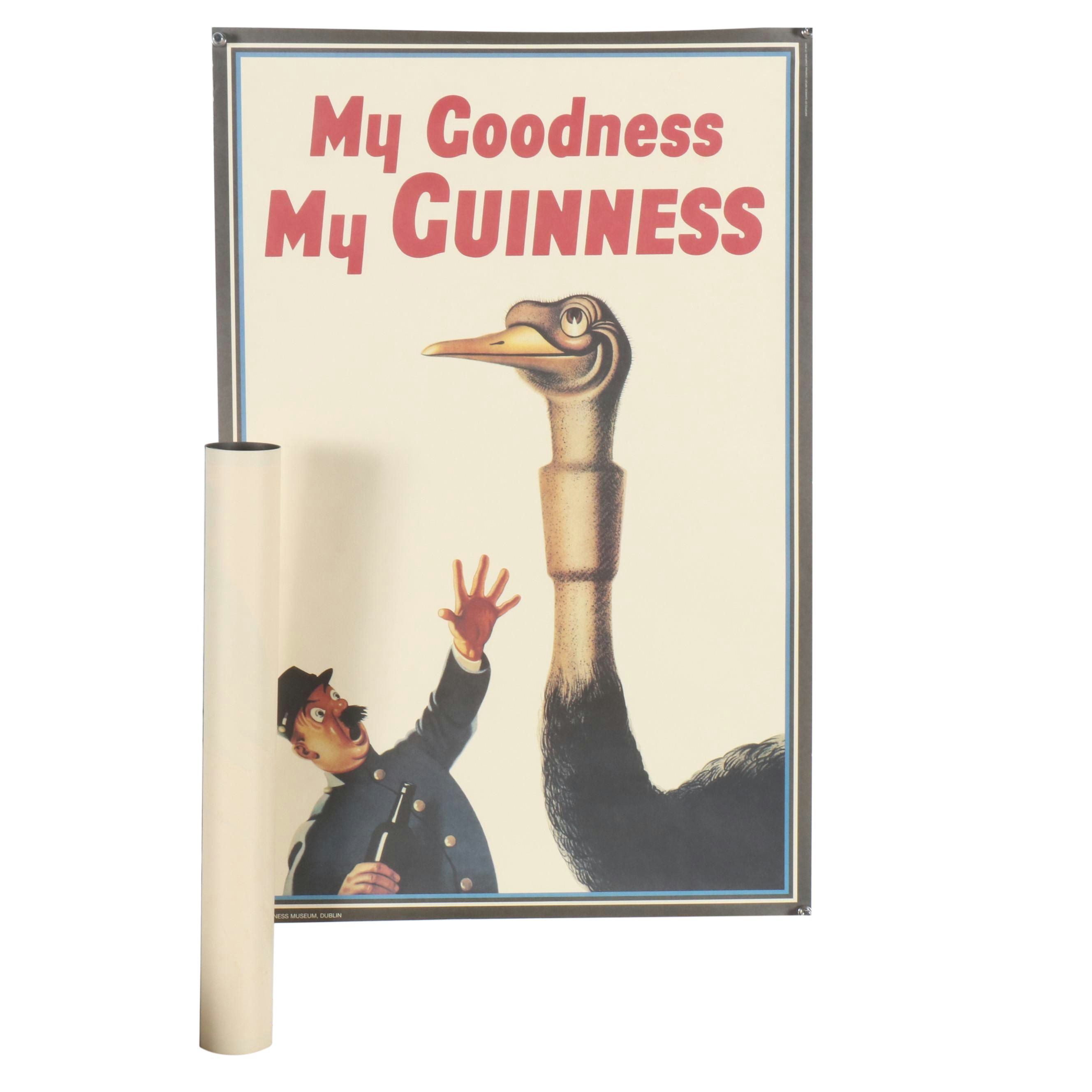 Dublin Guinness Museum "My Goodness My Guinness" Retro Style Posters
