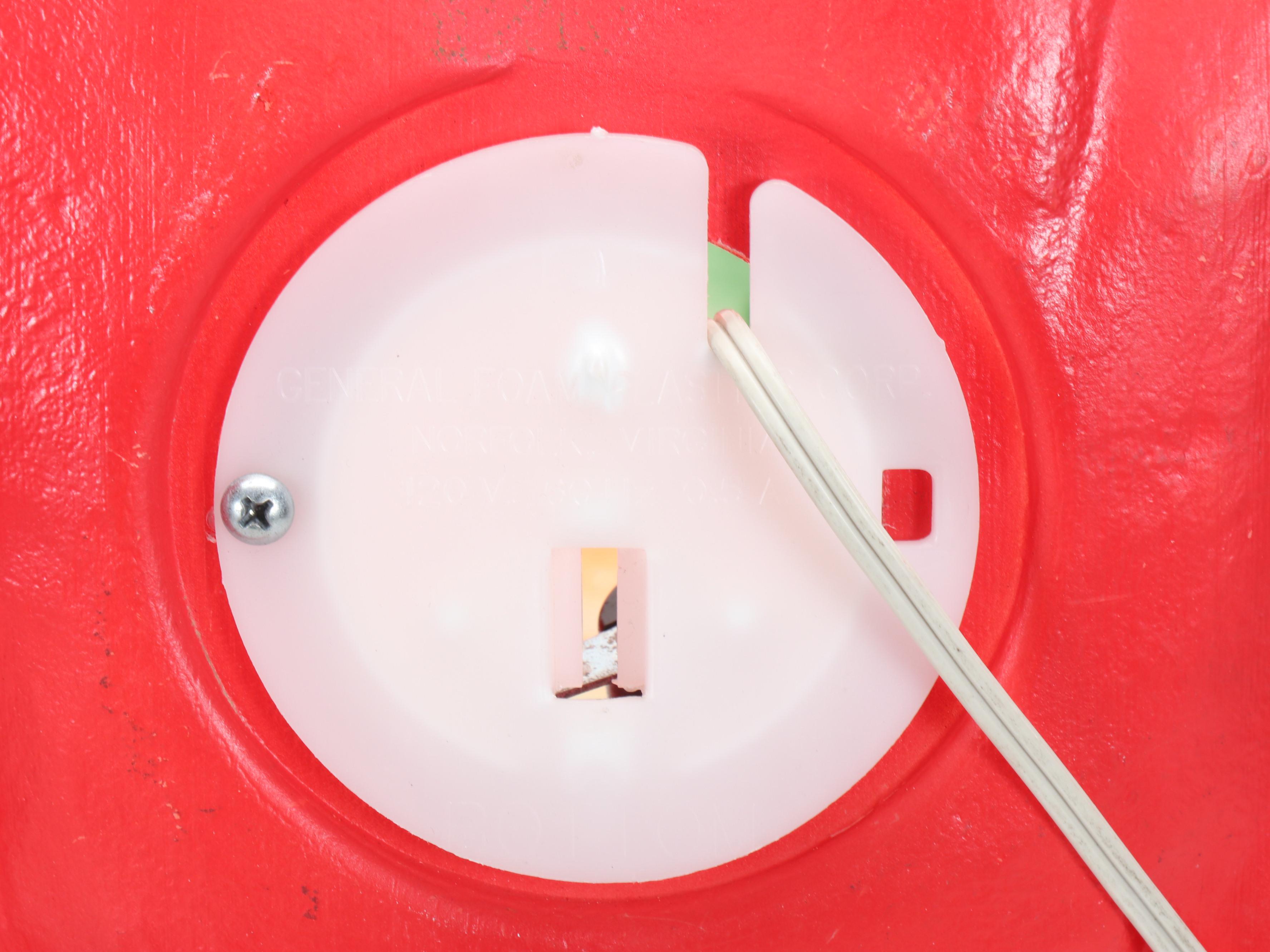 Illuminated Blow Mold Santa with Other Vintage Christmas Displays