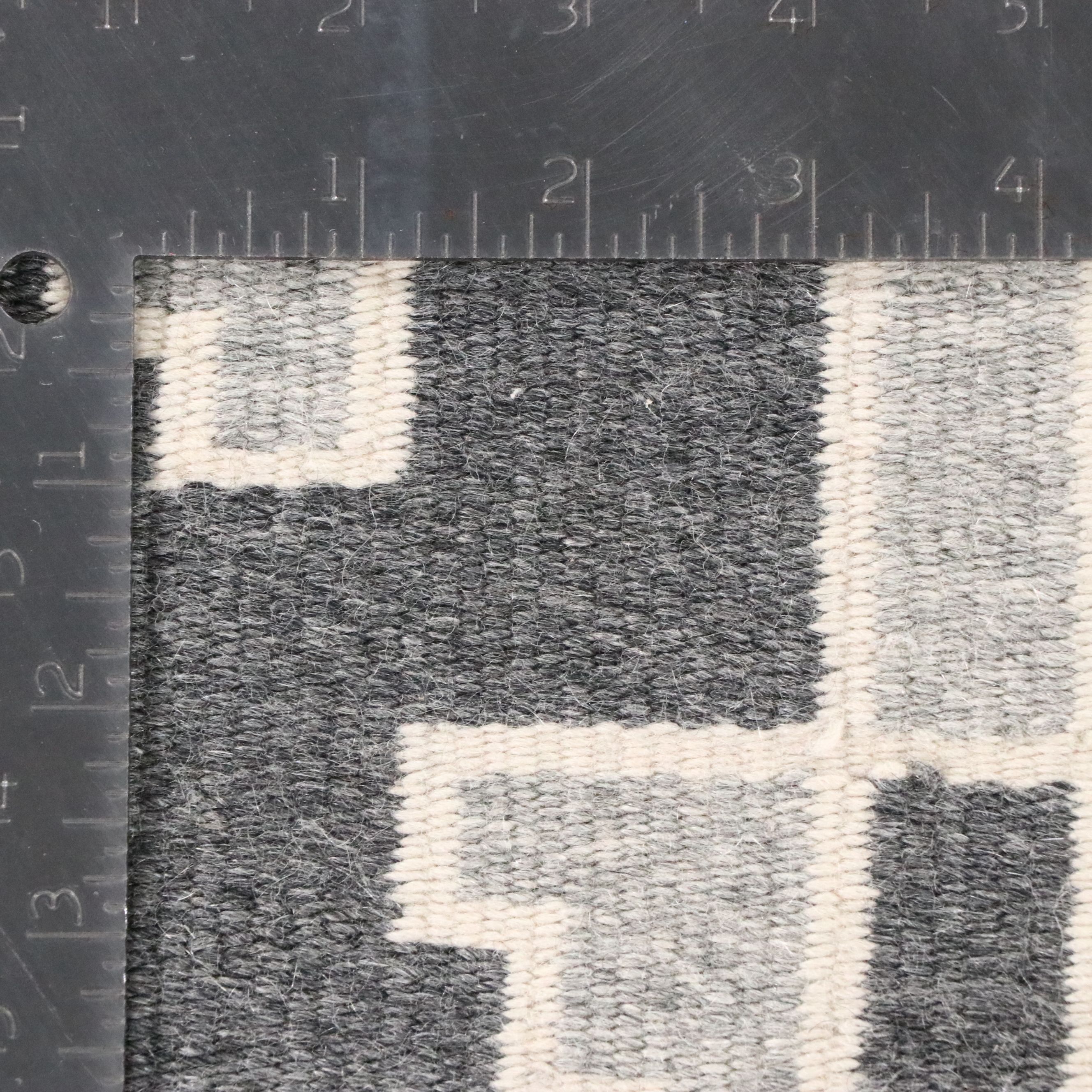 3'1 x 4'9 Handwoven Navajo Two Grey Hills Area Rug