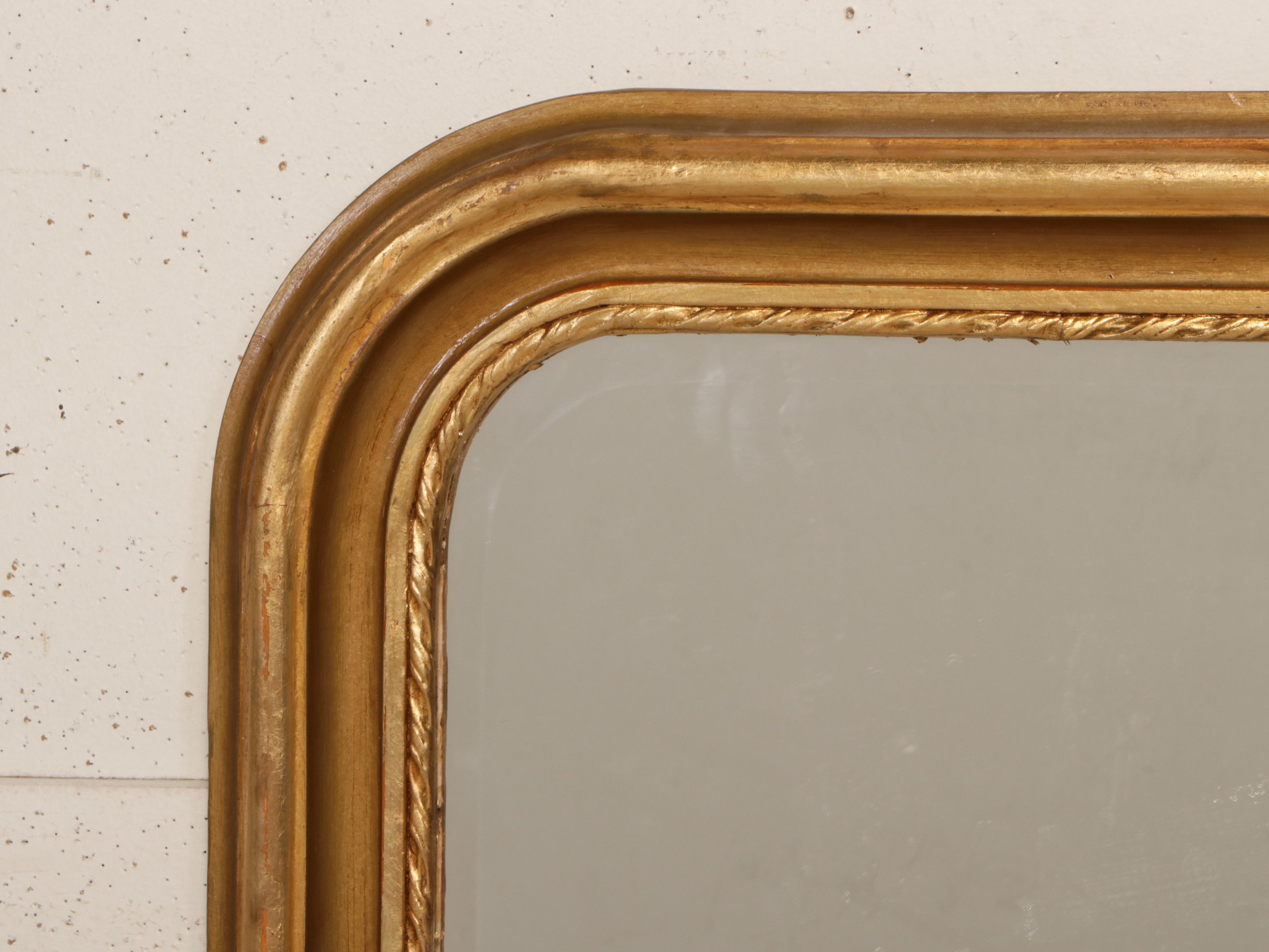 Giltwood Finish Wall Mount Full Length Mirror