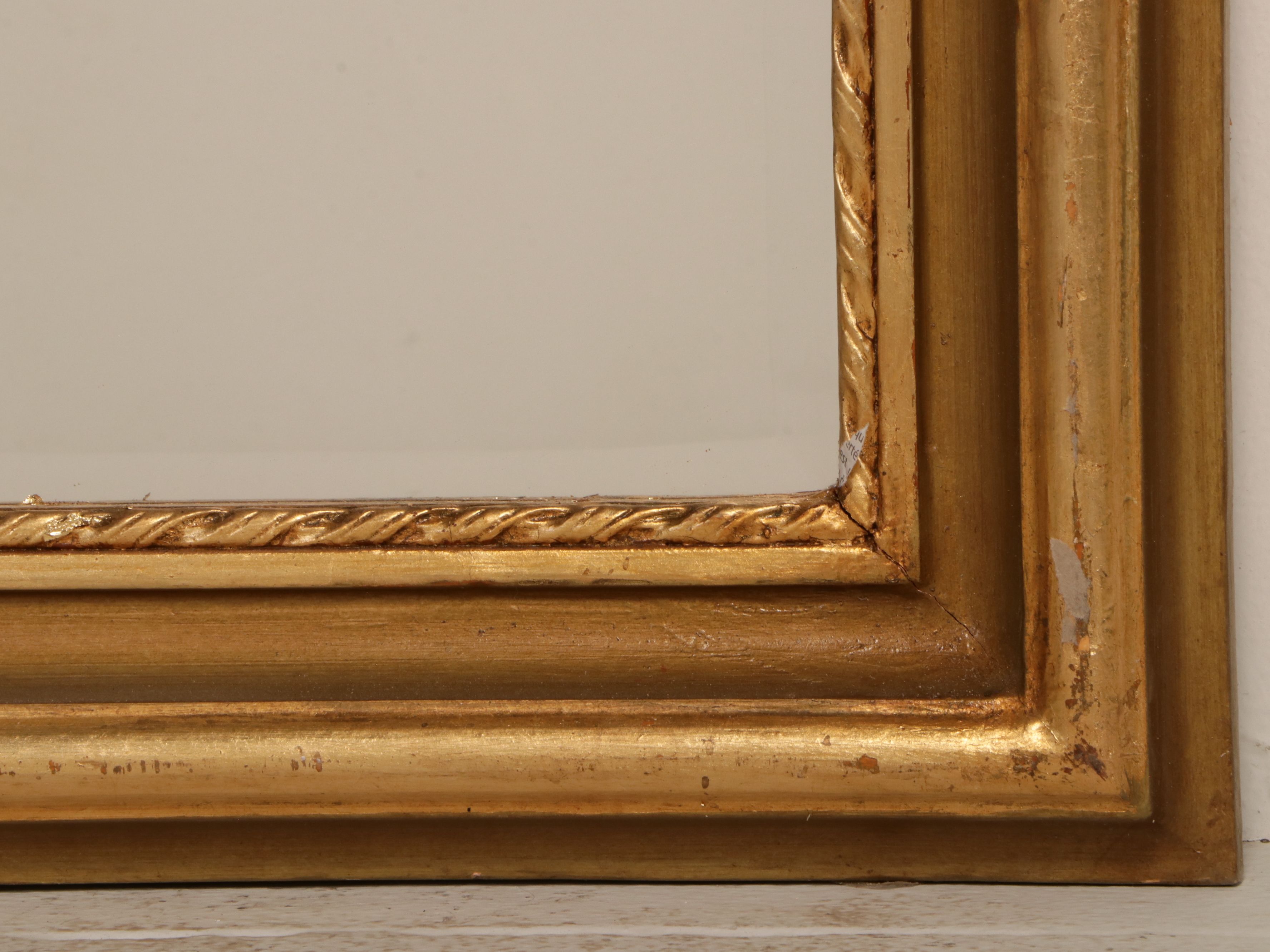 Giltwood Finish Wall Mount Full Length Mirror
