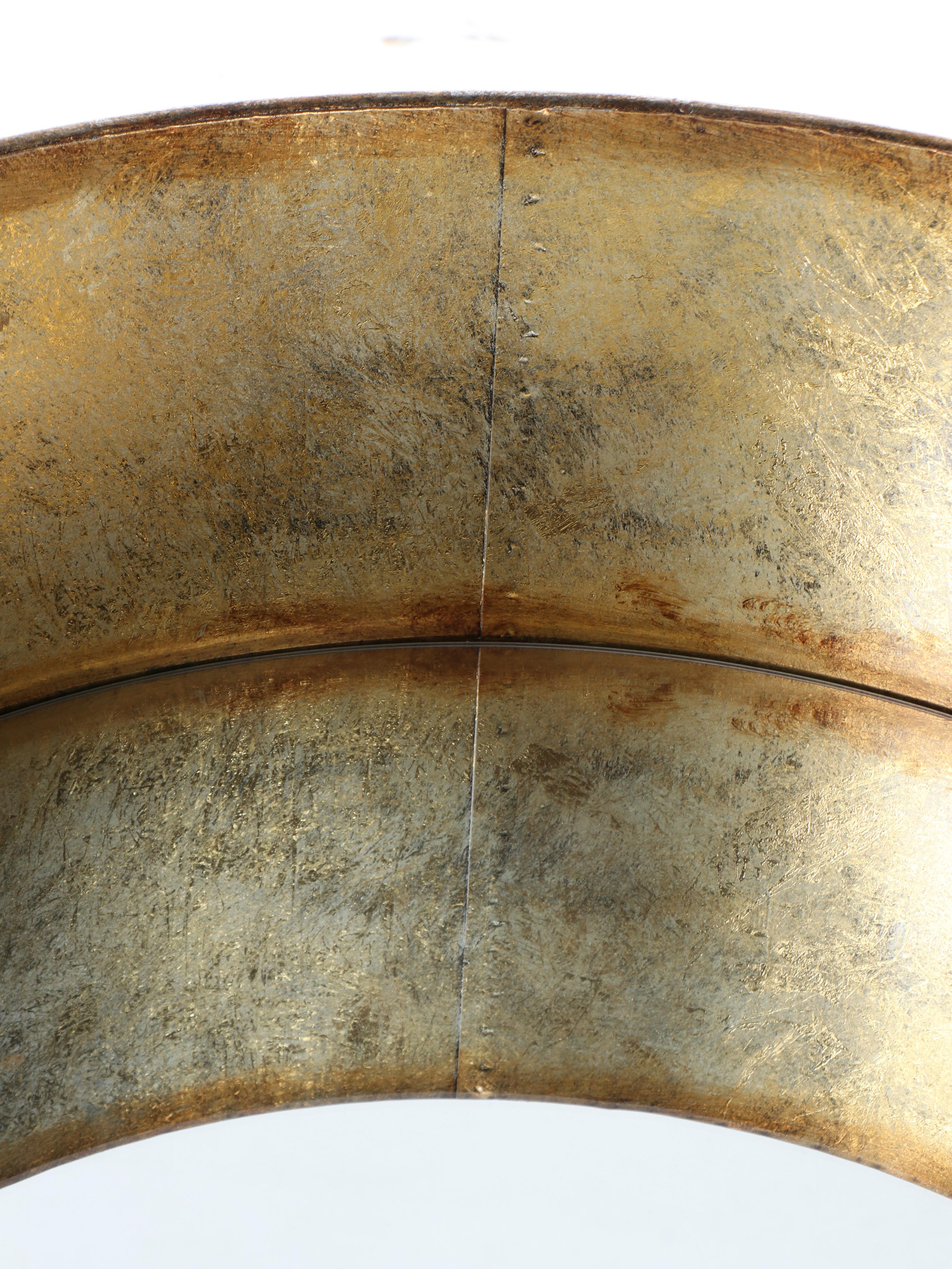 Three Creative Co-Op Round Metal Framed Wall Mirrors