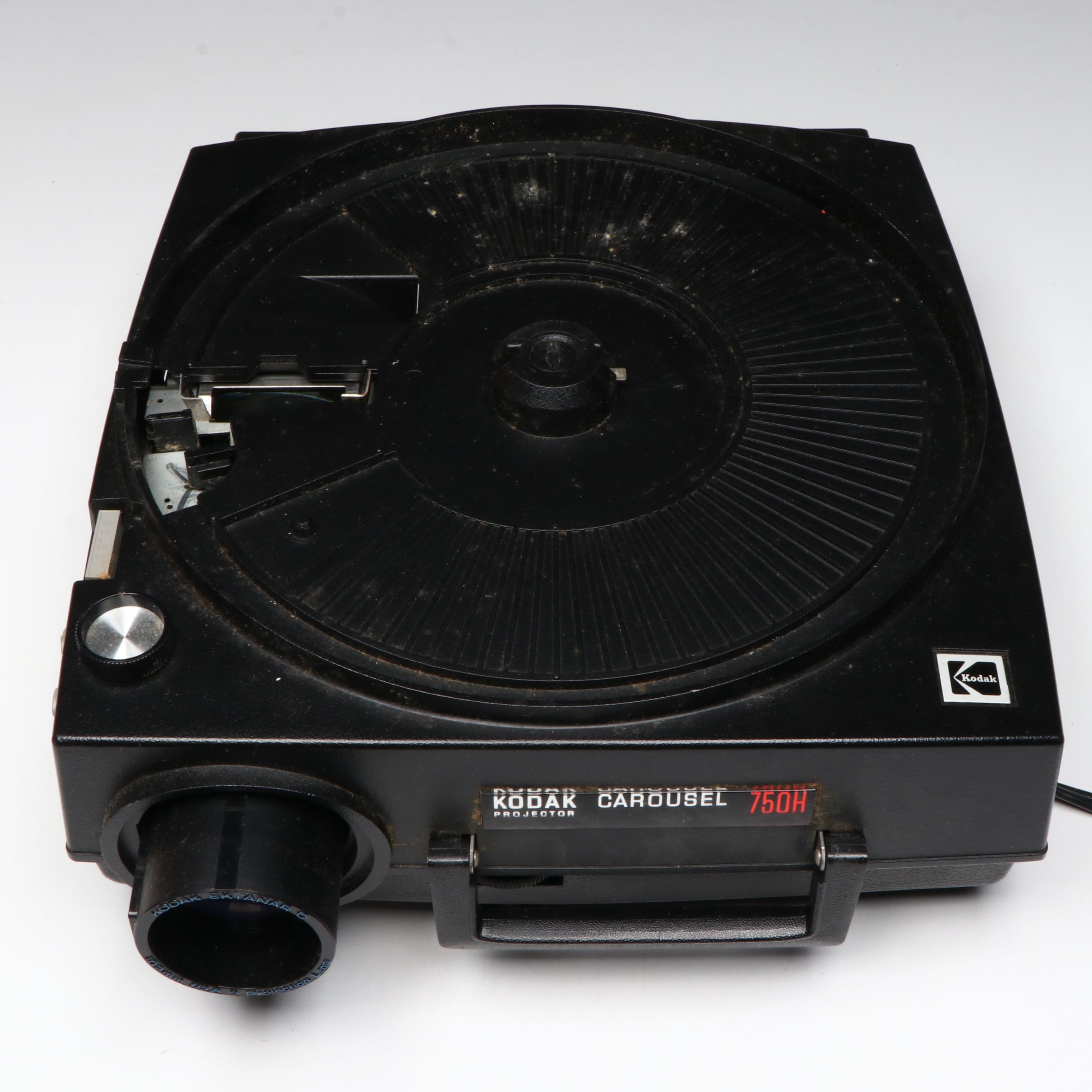 Kodak 750H Electric Carousel Slide Projector with Stack Loader, Pana-Vue Slides