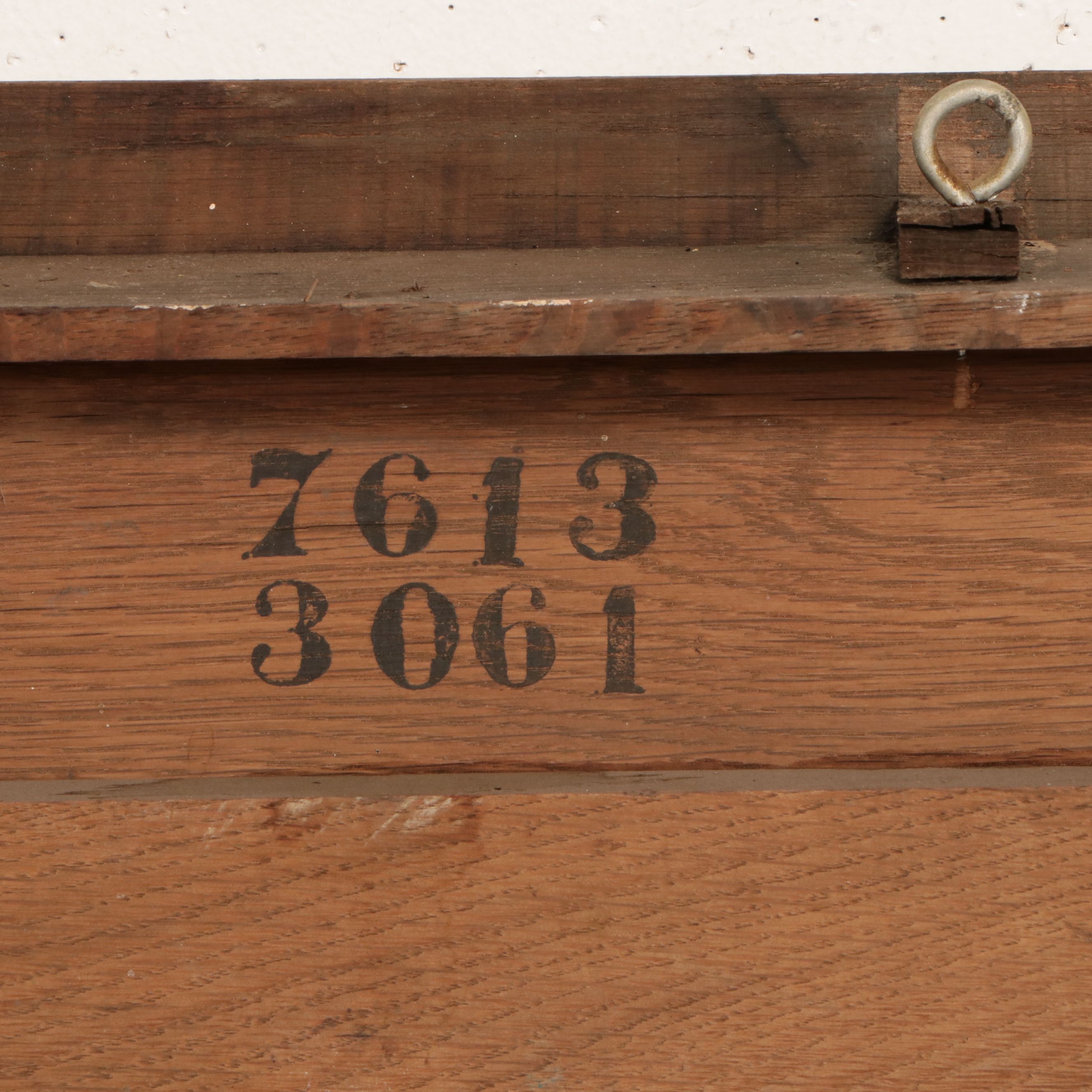 Ornate Hand-Carved Wood Full-Length Wall Mirror