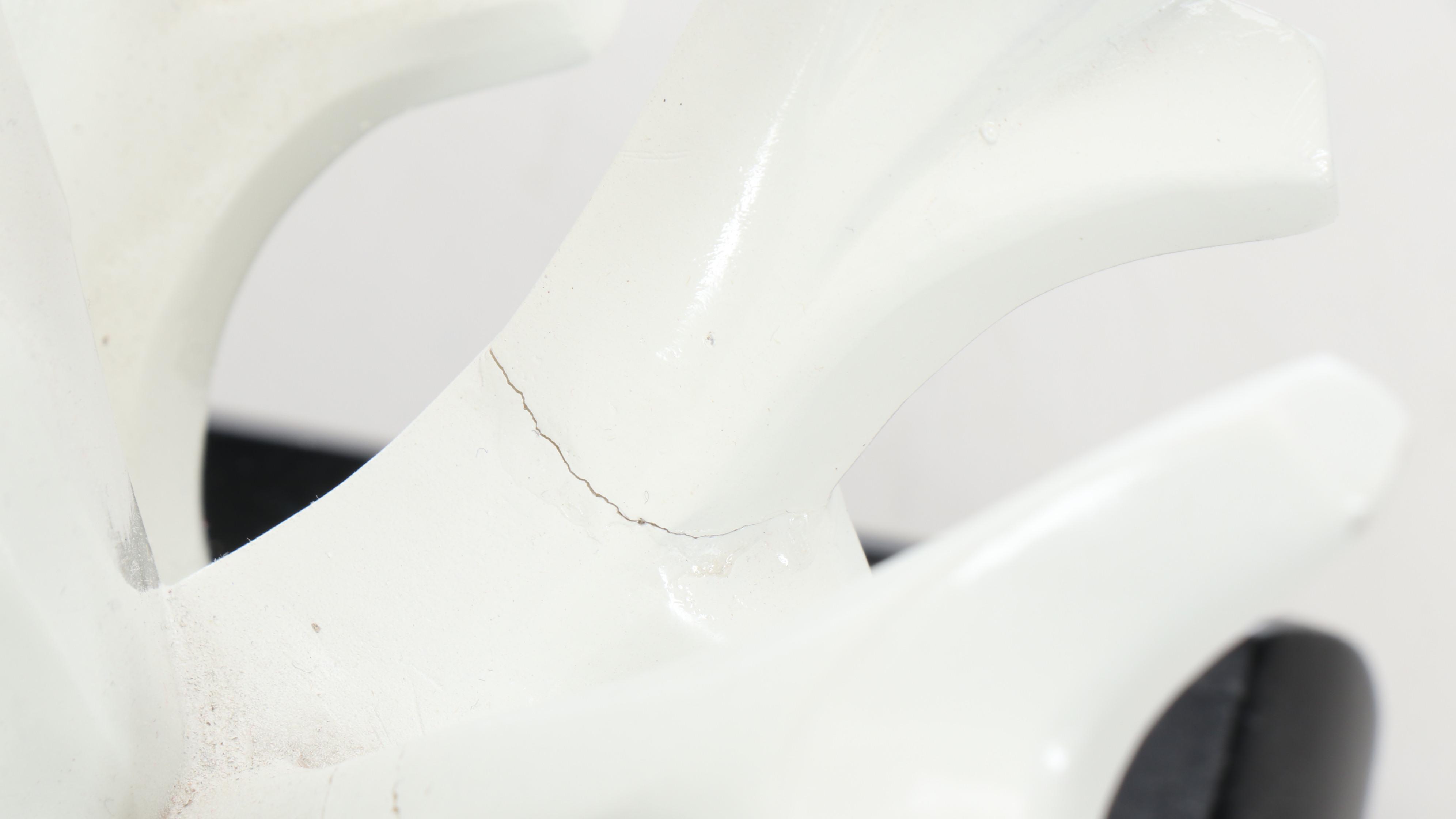 Pair of White Faux Coral Table Lamps with Shades, 2010