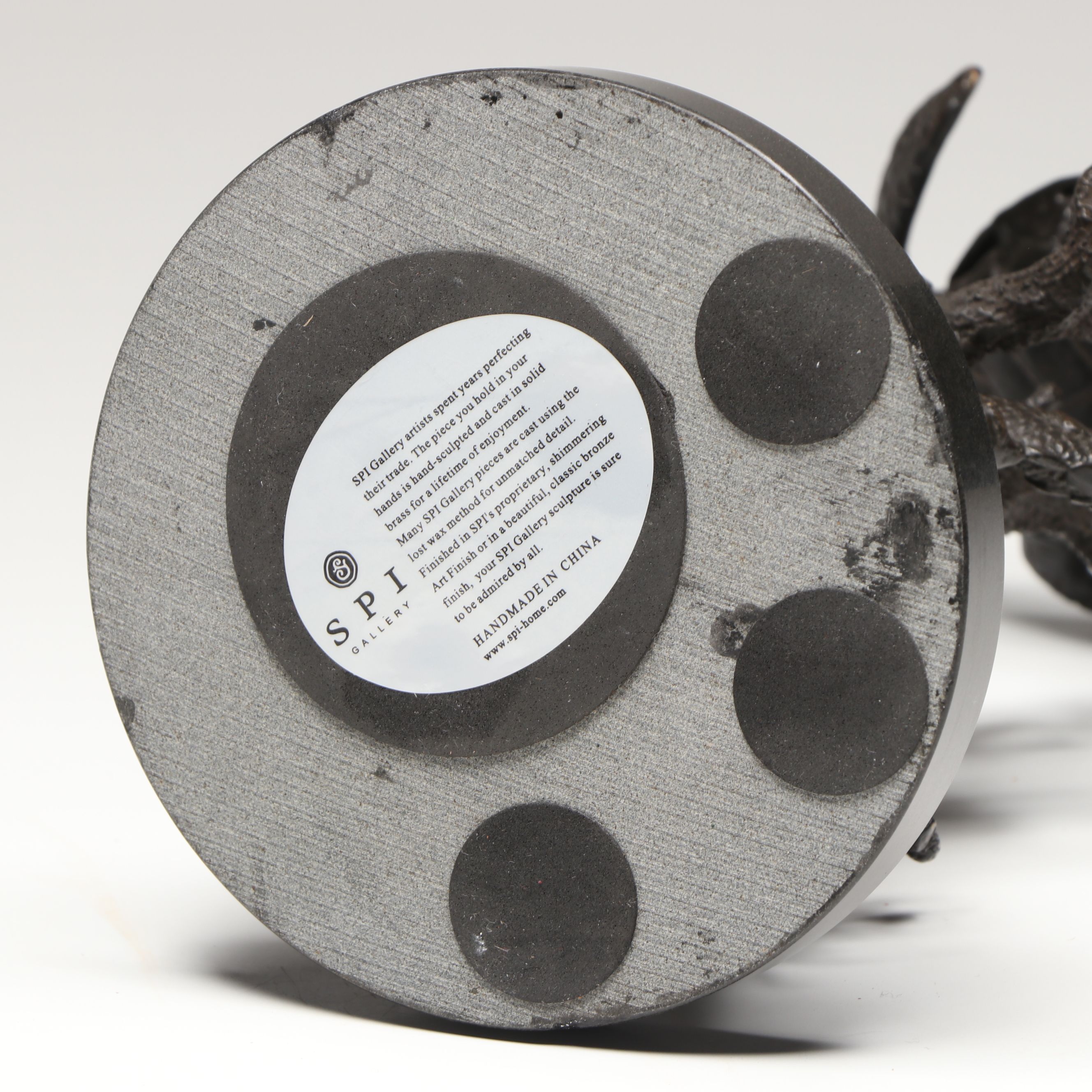 SPI Gallery "Sea Turtle Duet" Cast Brass Statue on Marble Base