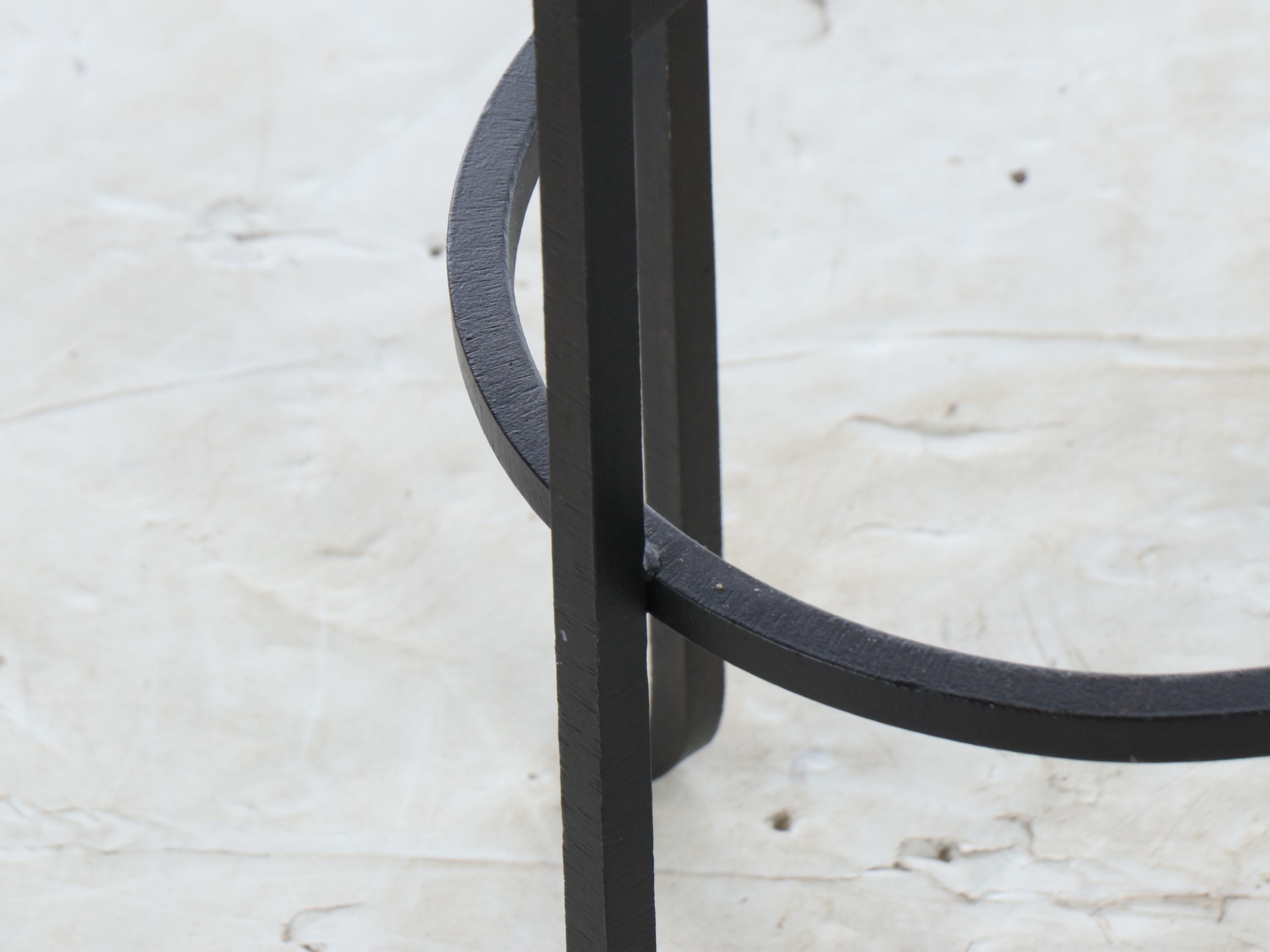 Pottery Barn Attr. Iron Floor Lamp and Slubbed Fabric Shade