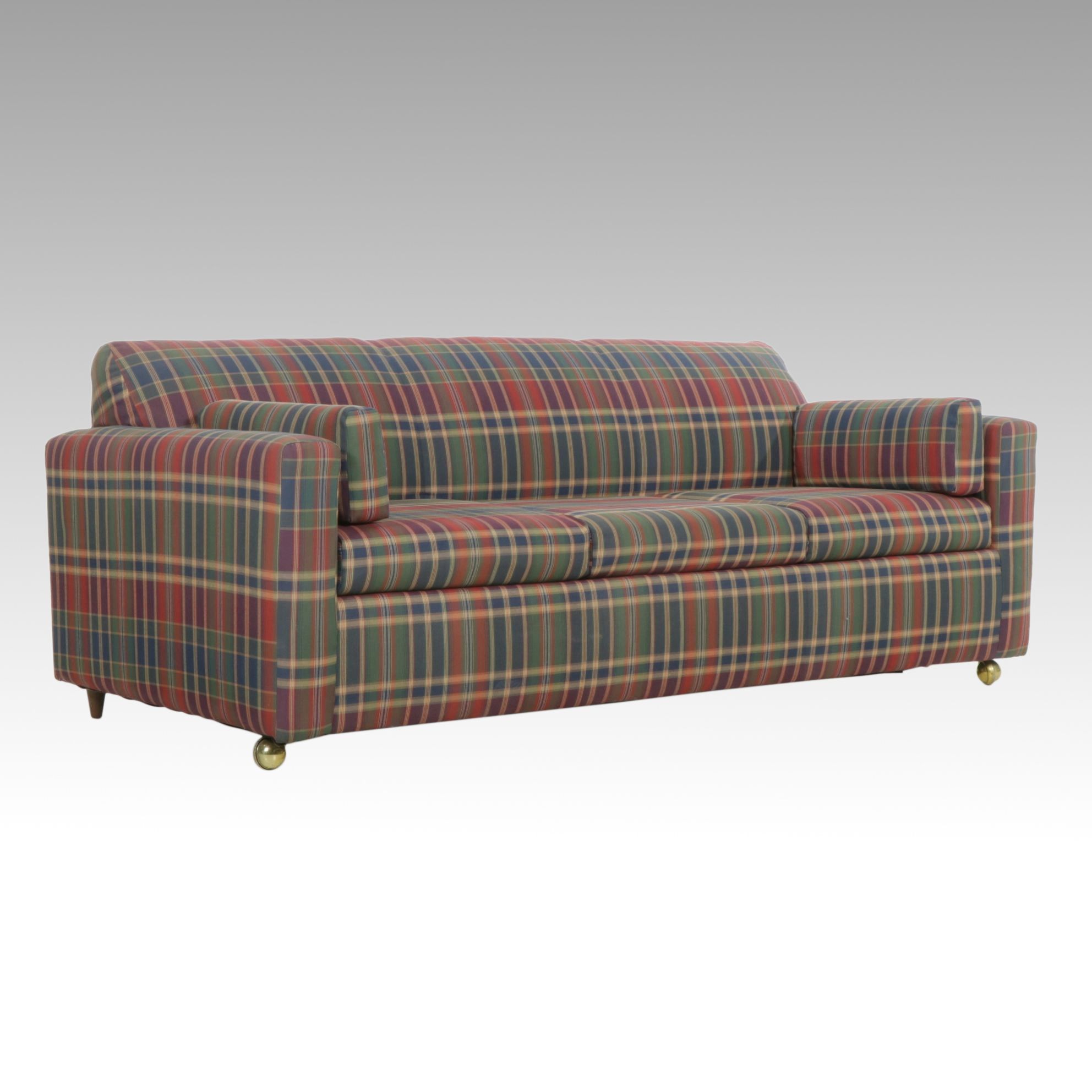 Sterns & Foster Upholstered Sleeper Sofa, Late 20th Century