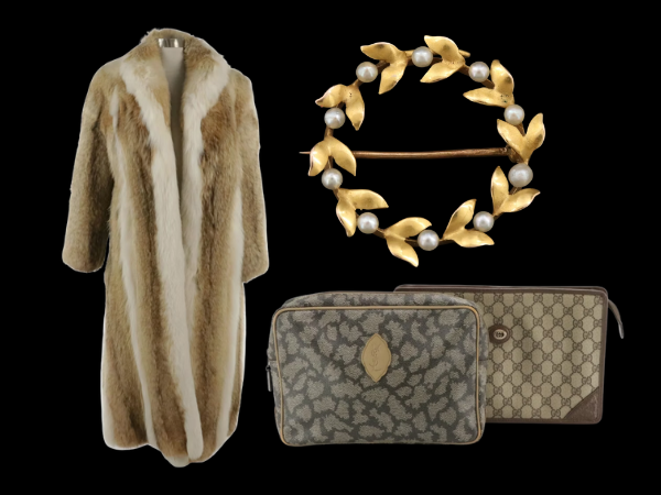 Fur Coats, Vintage Fashion & Jewelry