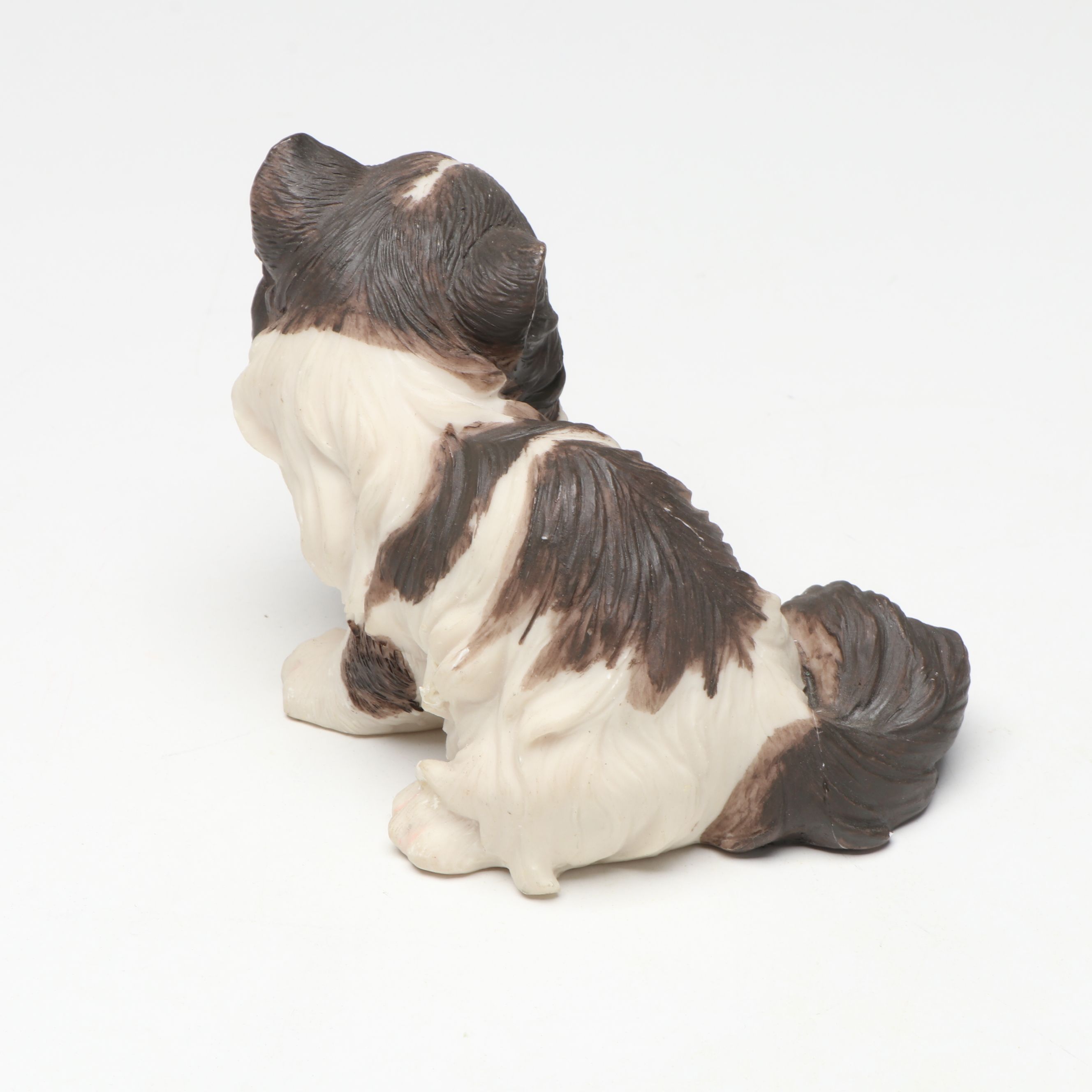 Hampton Mahogany and Brass Clock with Other Figurines