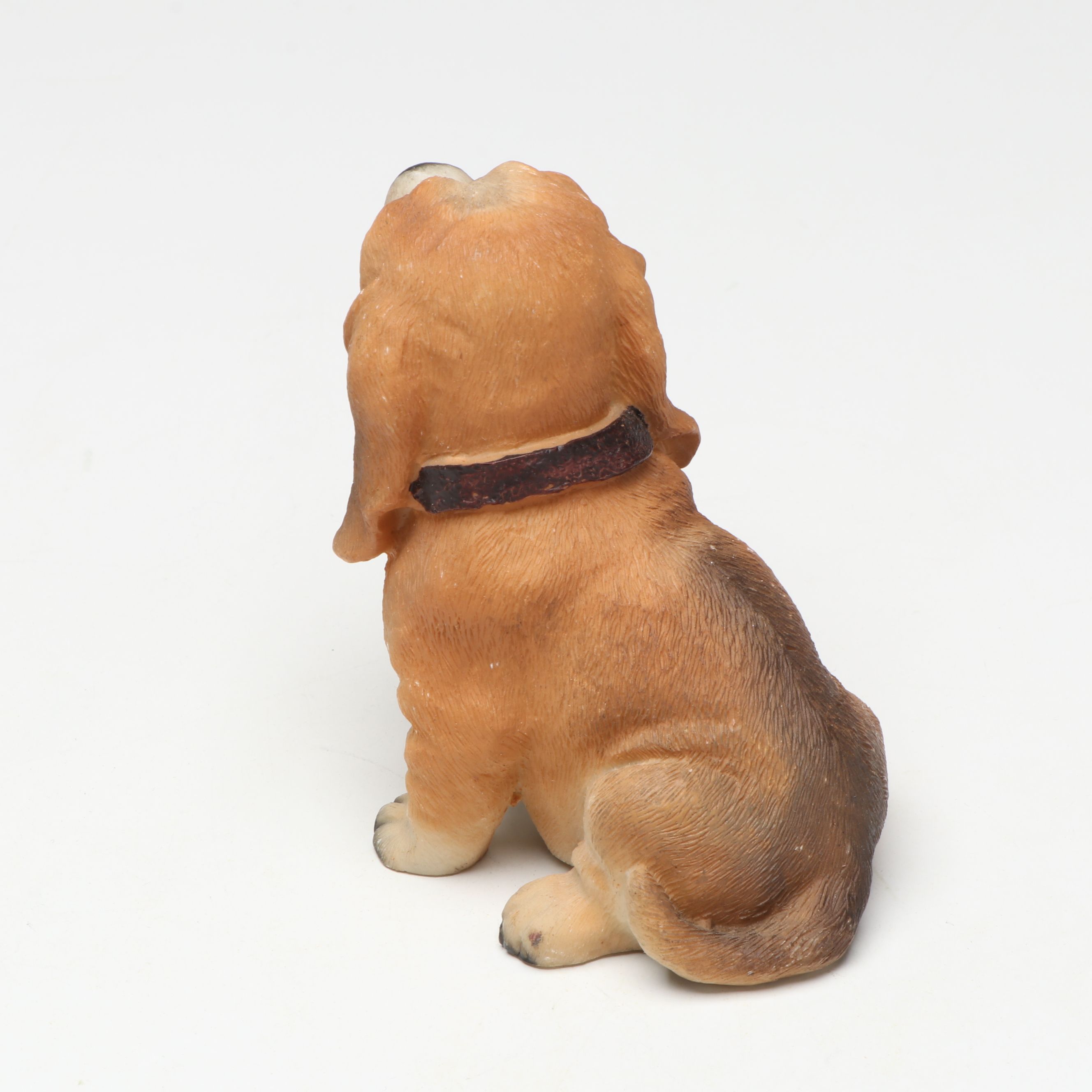 Hampton Mahogany and Brass Clock with Other Figurines