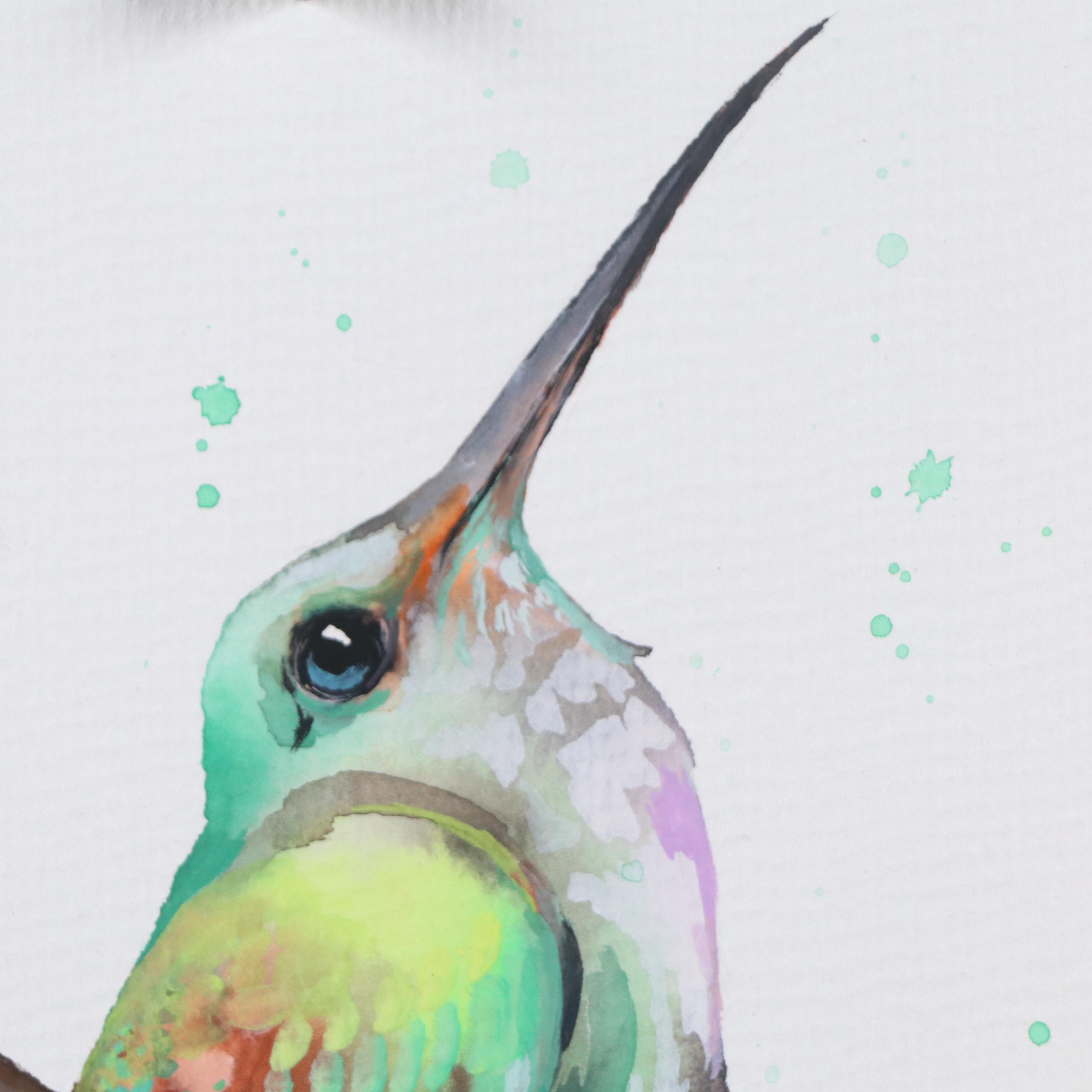 Anne Gorywine Watercolor Painting of Bird, 2023