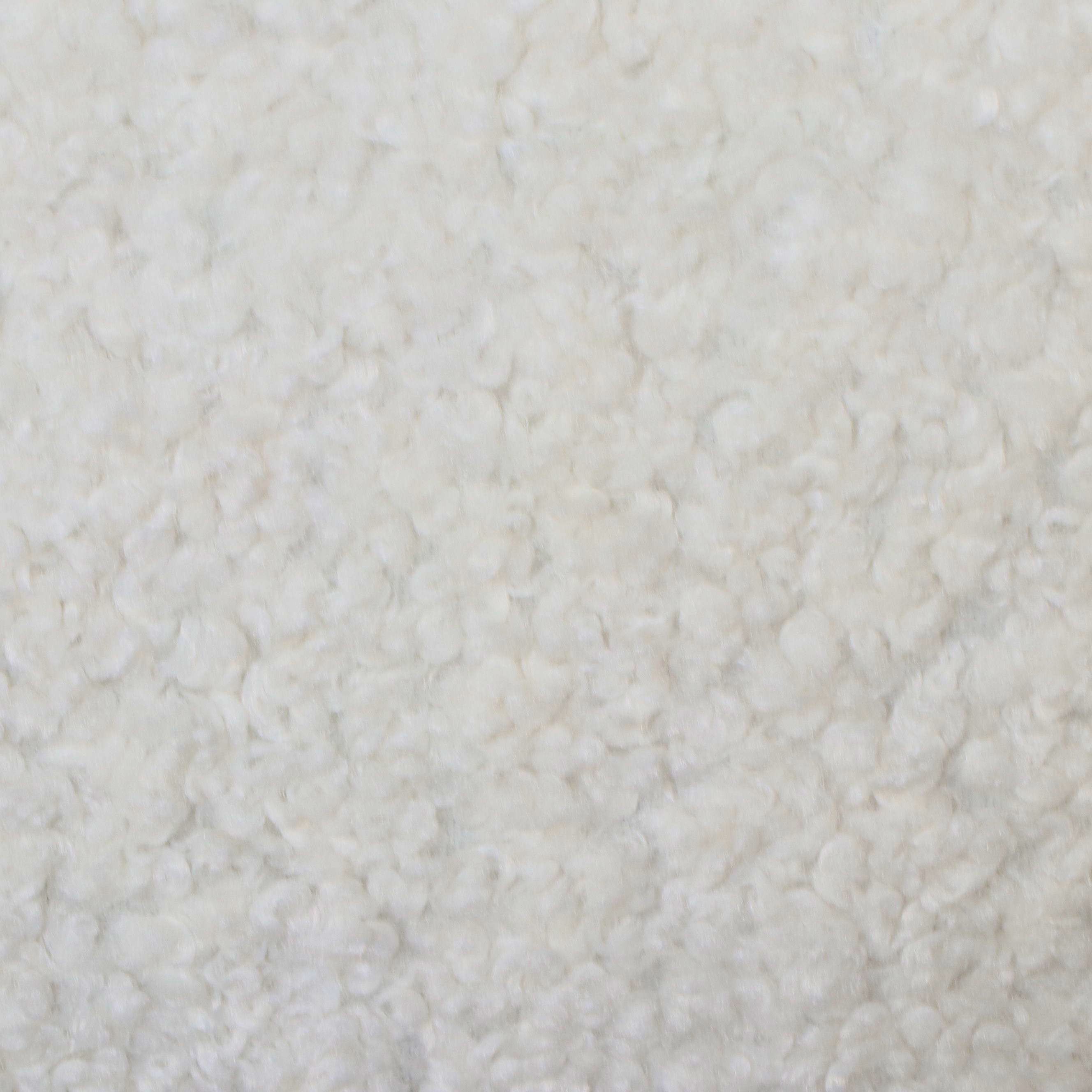 Pair of Mid Century Modern Style Bouclé Upholstered Club Chairs