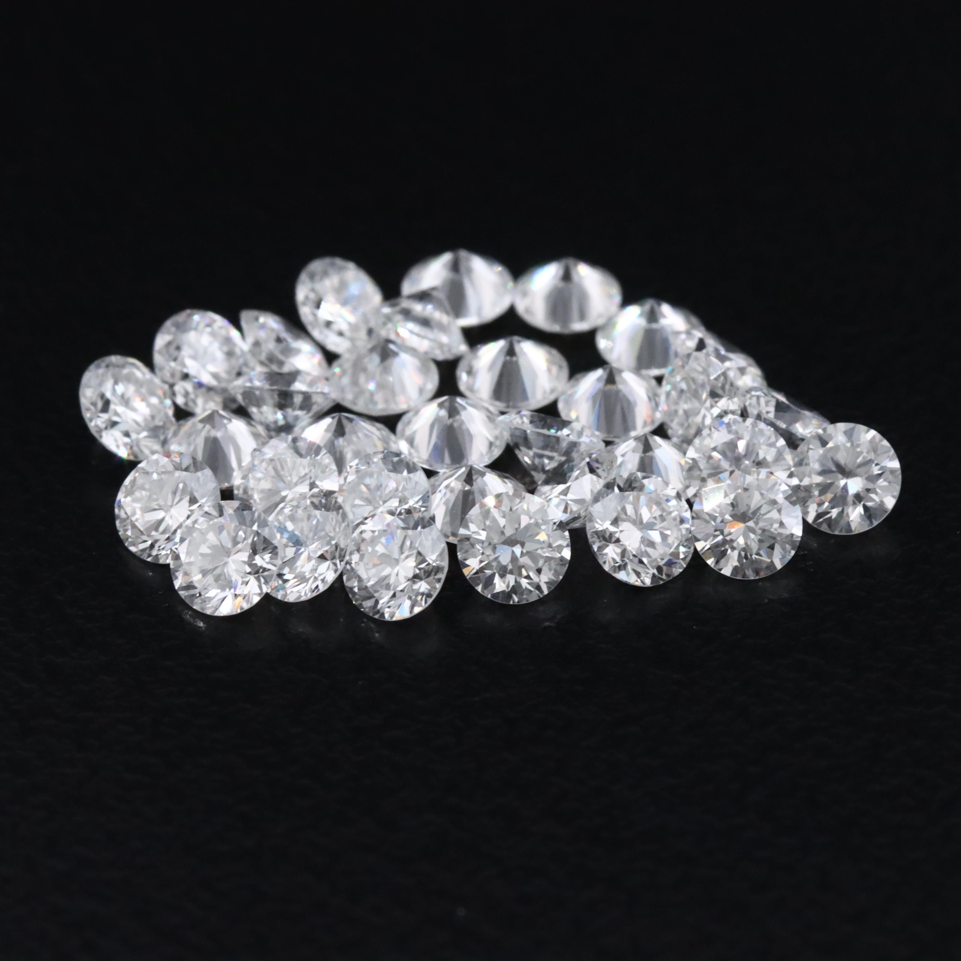 Loose 4.09 CTW Lab Grown Diamonds