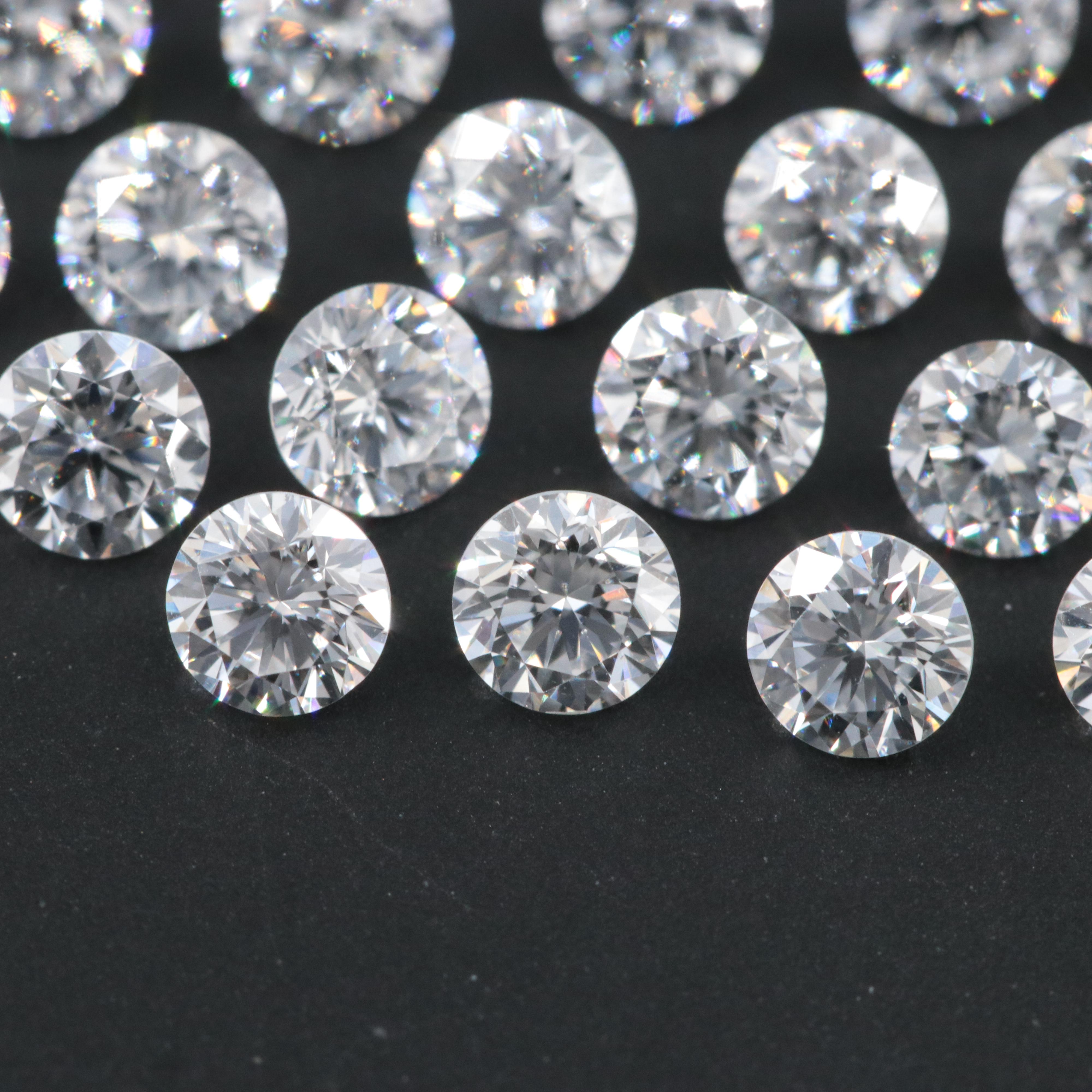 Loose 3.11 CTW Lab Grown Diamonds