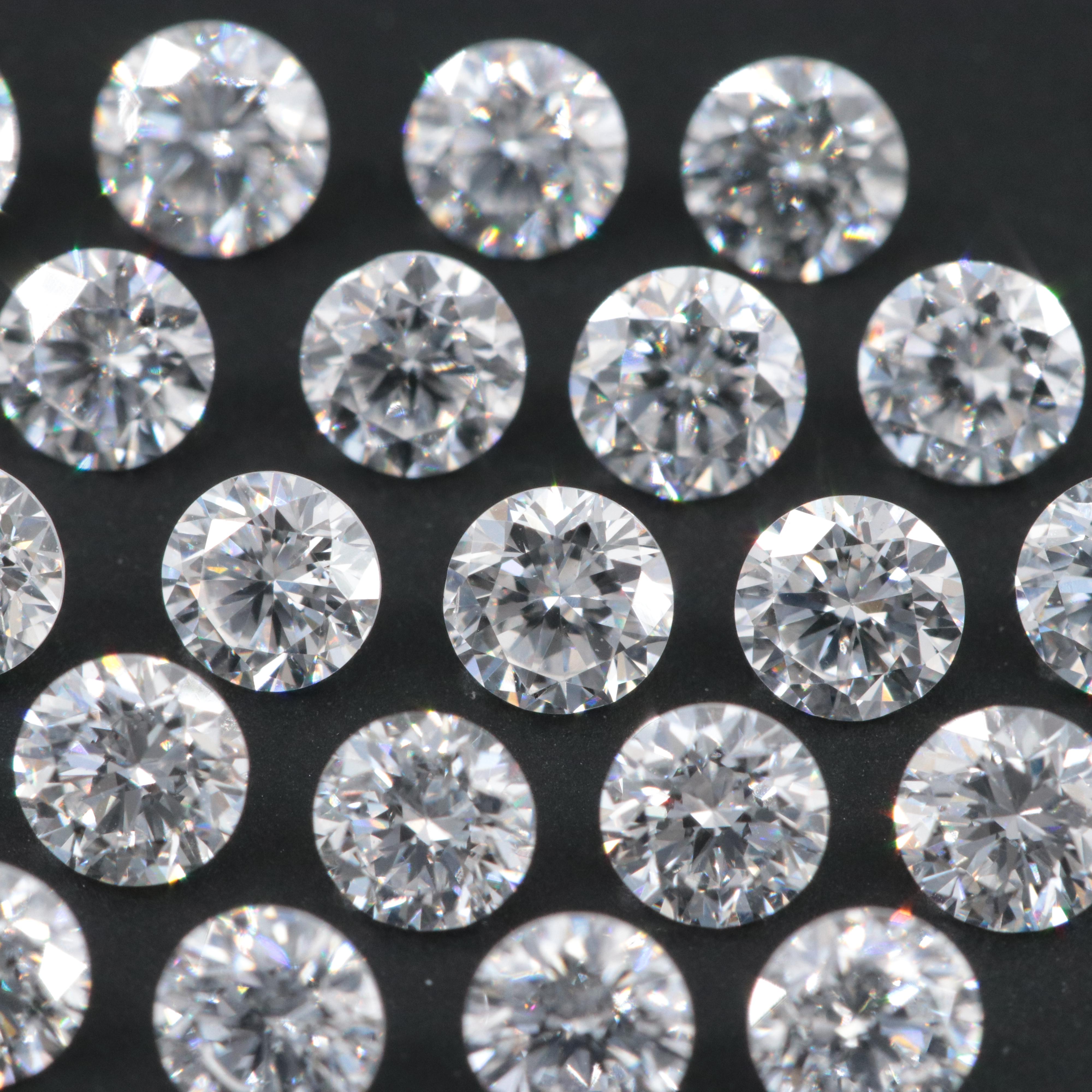 Loose 3.11 CTW Lab Grown Diamonds