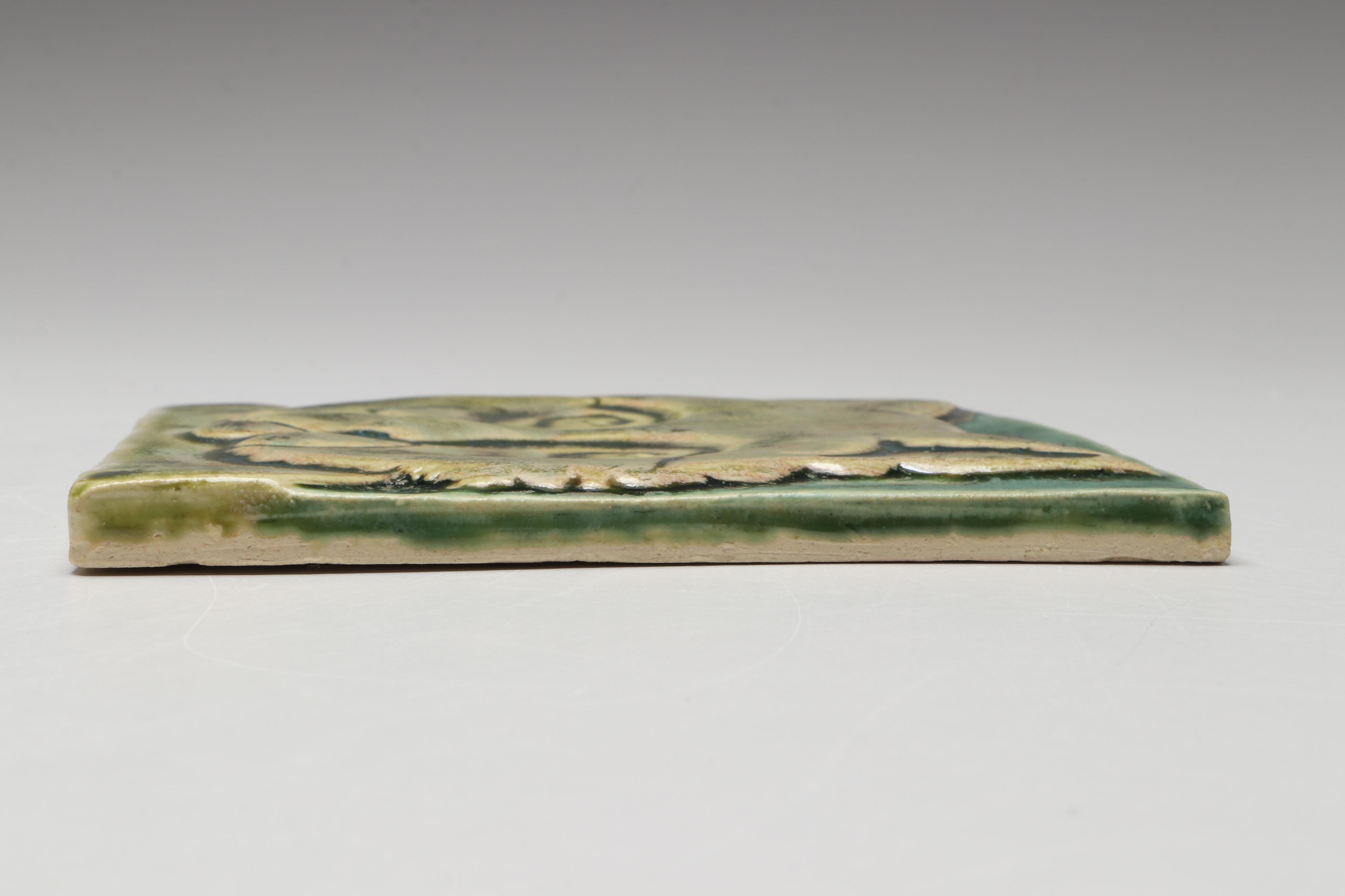 Ramona Palmoa Tile Studios with Other Art Pottery Cat Tiles