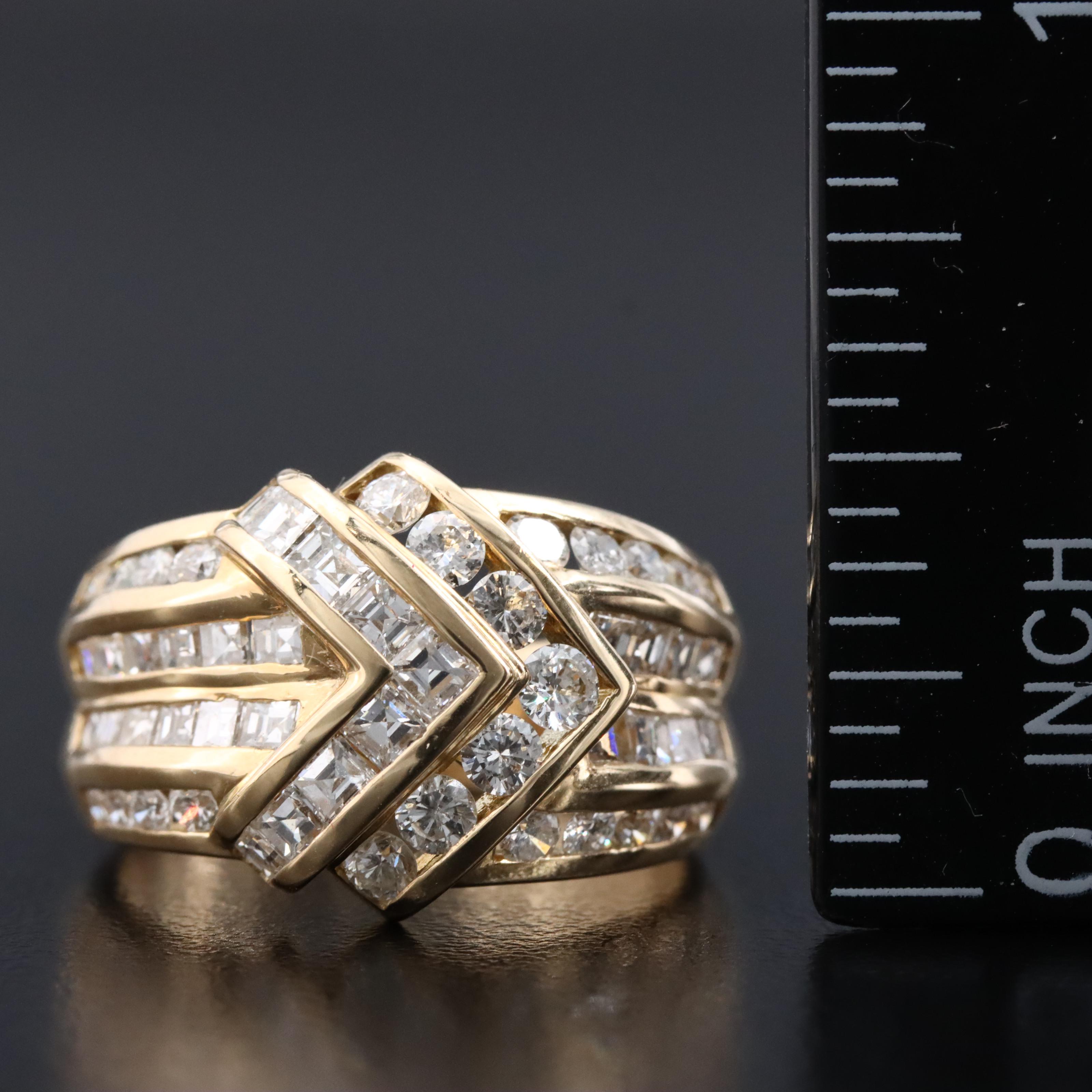 18K 2.28 CTW Diamond Channel Band