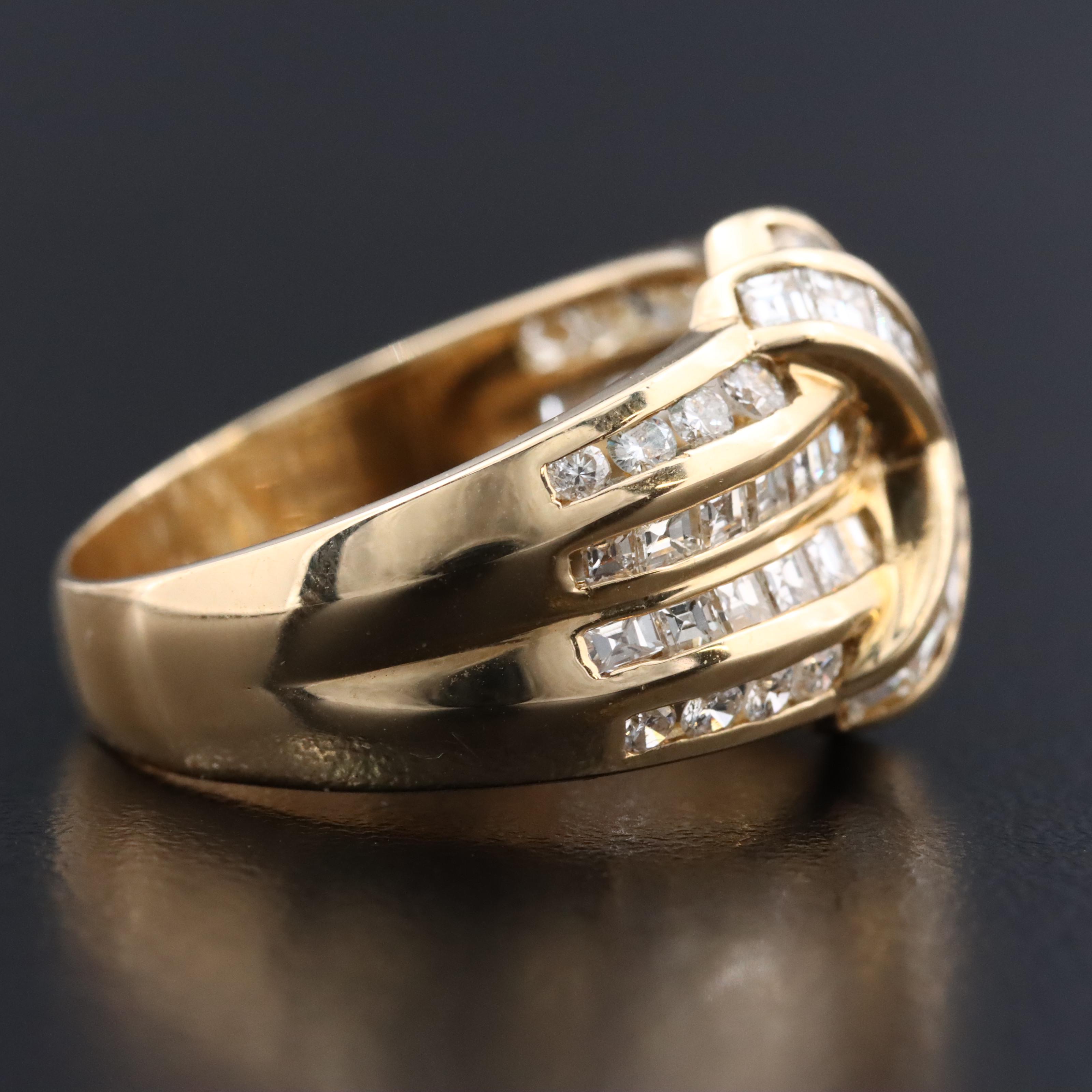 18K 2.28 CTW Diamond Channel Band