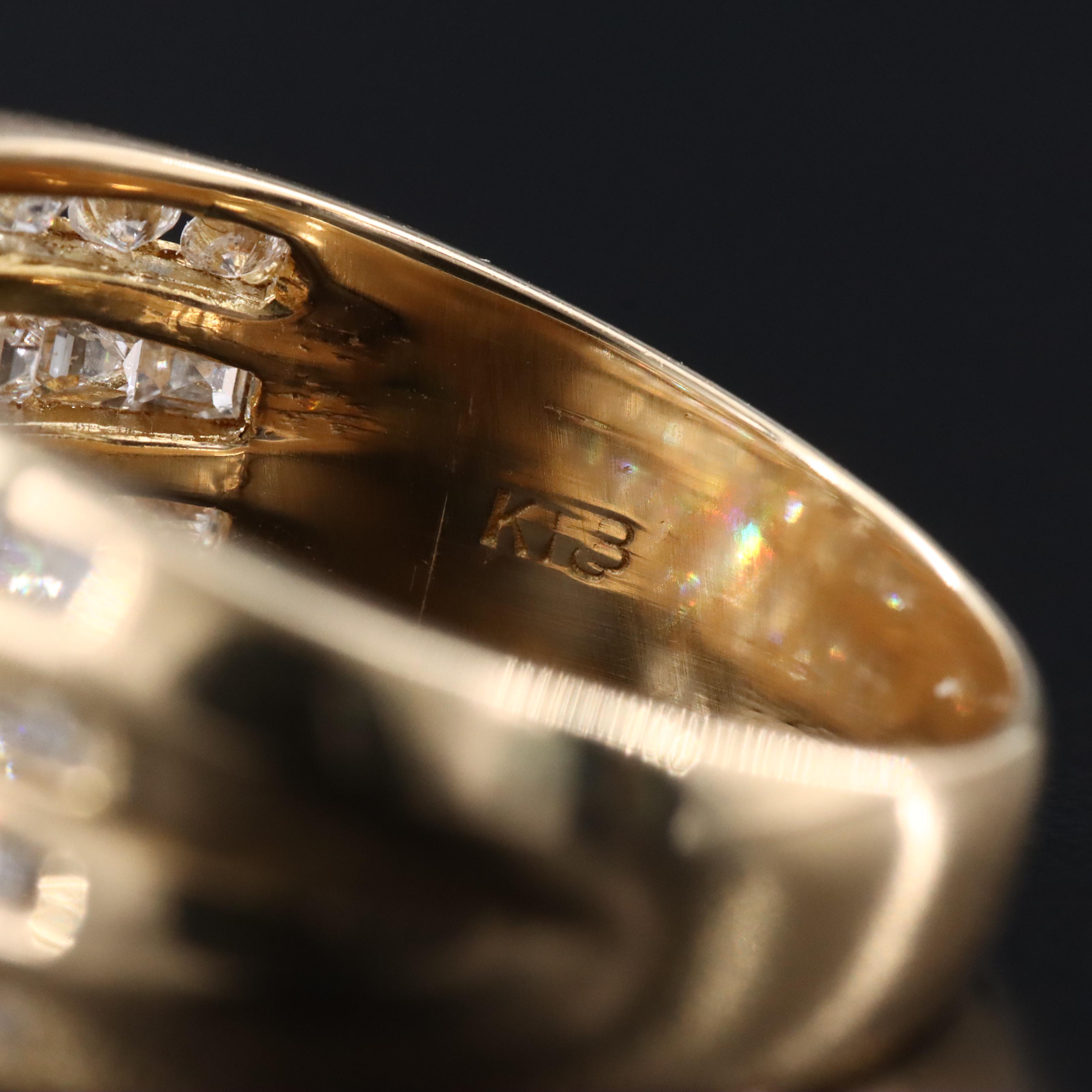 18K 2.28 CTW Diamond Channel Band