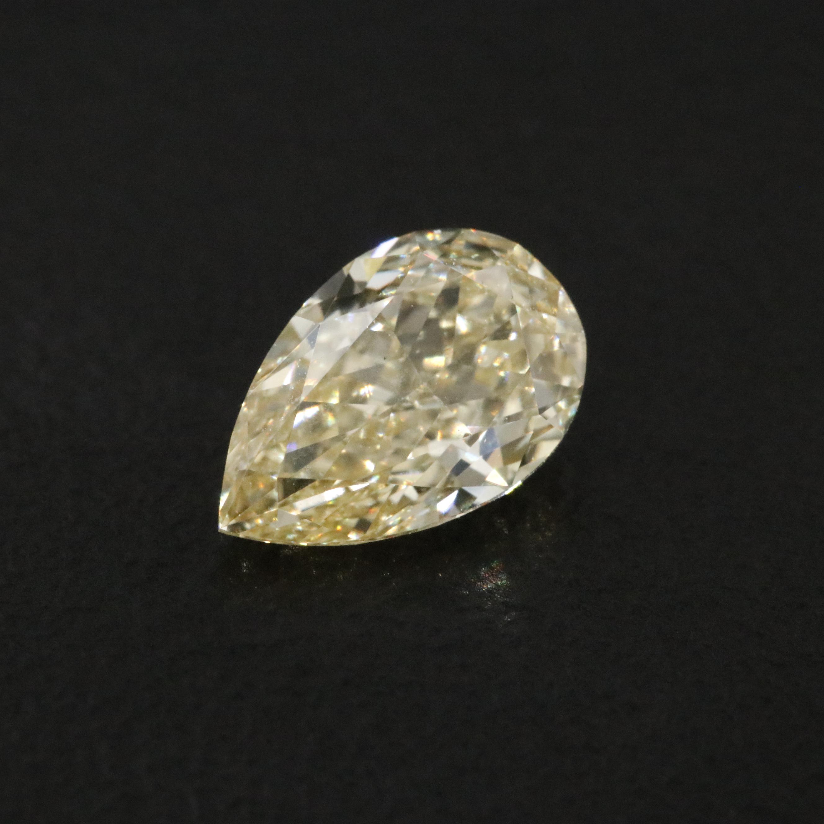 Loose 1.04 CT Lab Grown Fancy Yellow Diamond with IGI Report