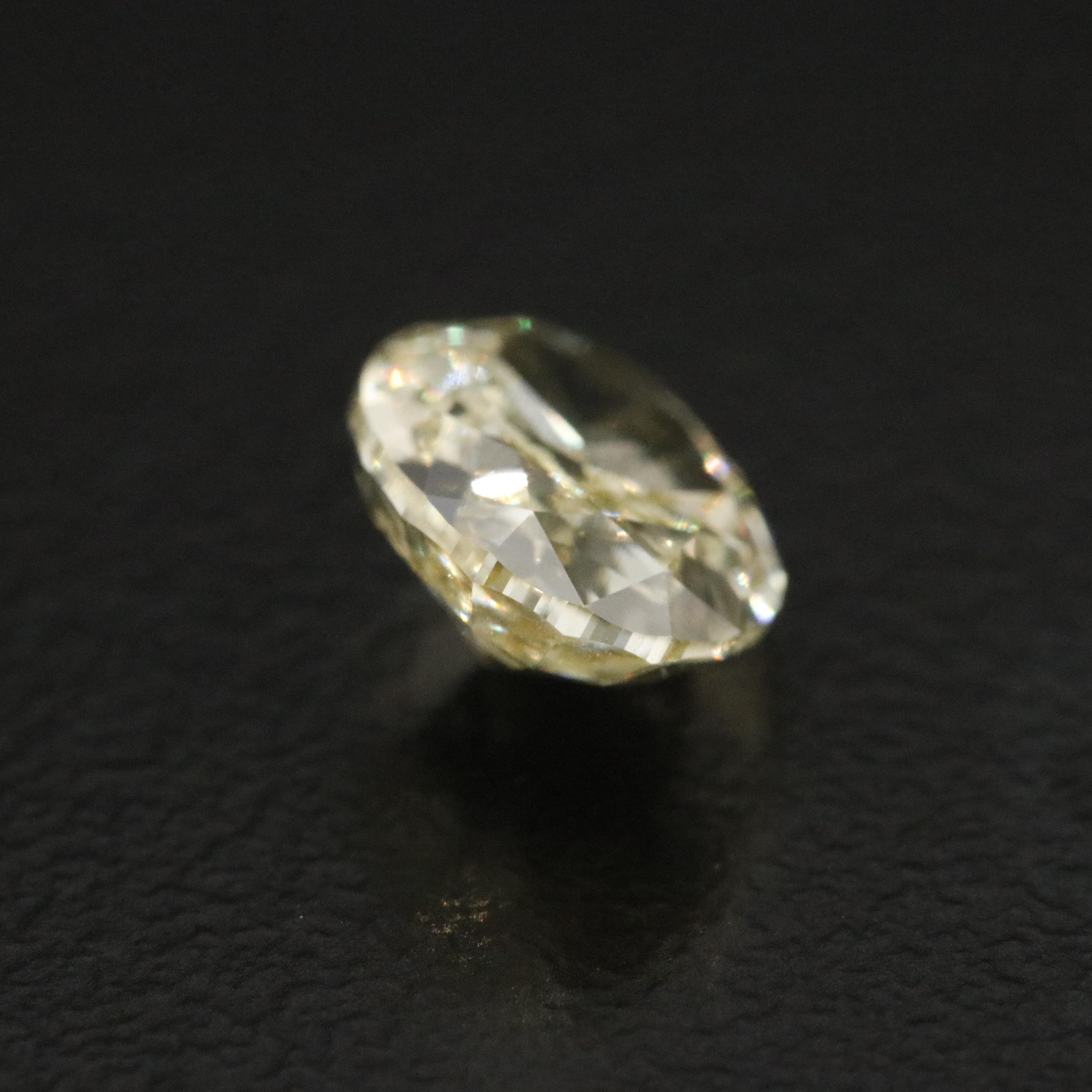 Loose 1.93 CT Lab Grown Fancy Yellow Diamond with IGI Report
