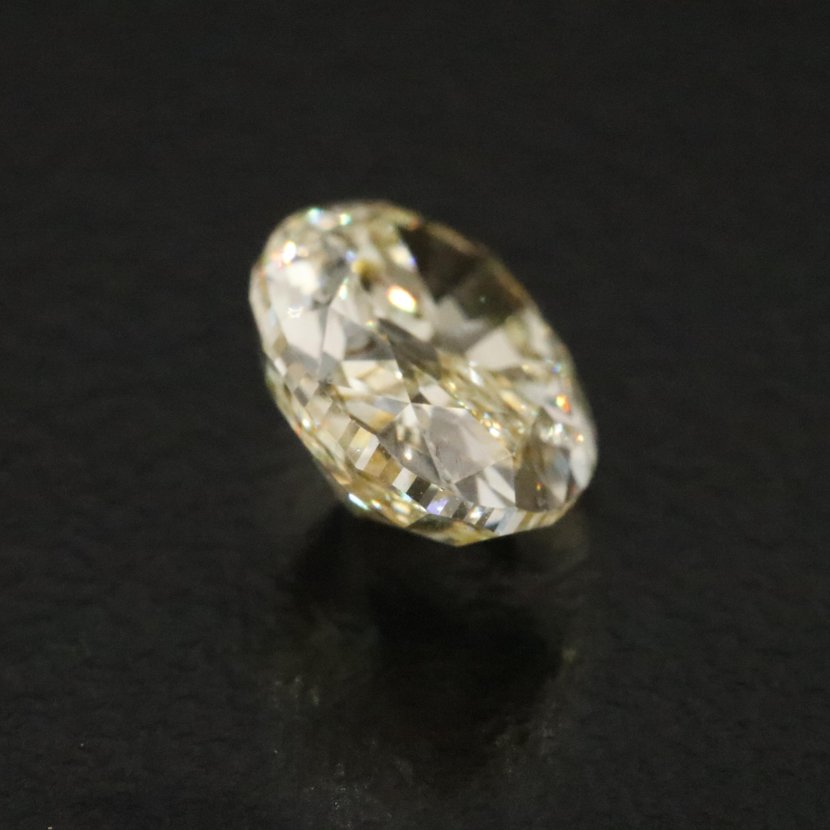 Loose 2.01 CT Lab Grown Fancy Yellow Diamond with IGI Report