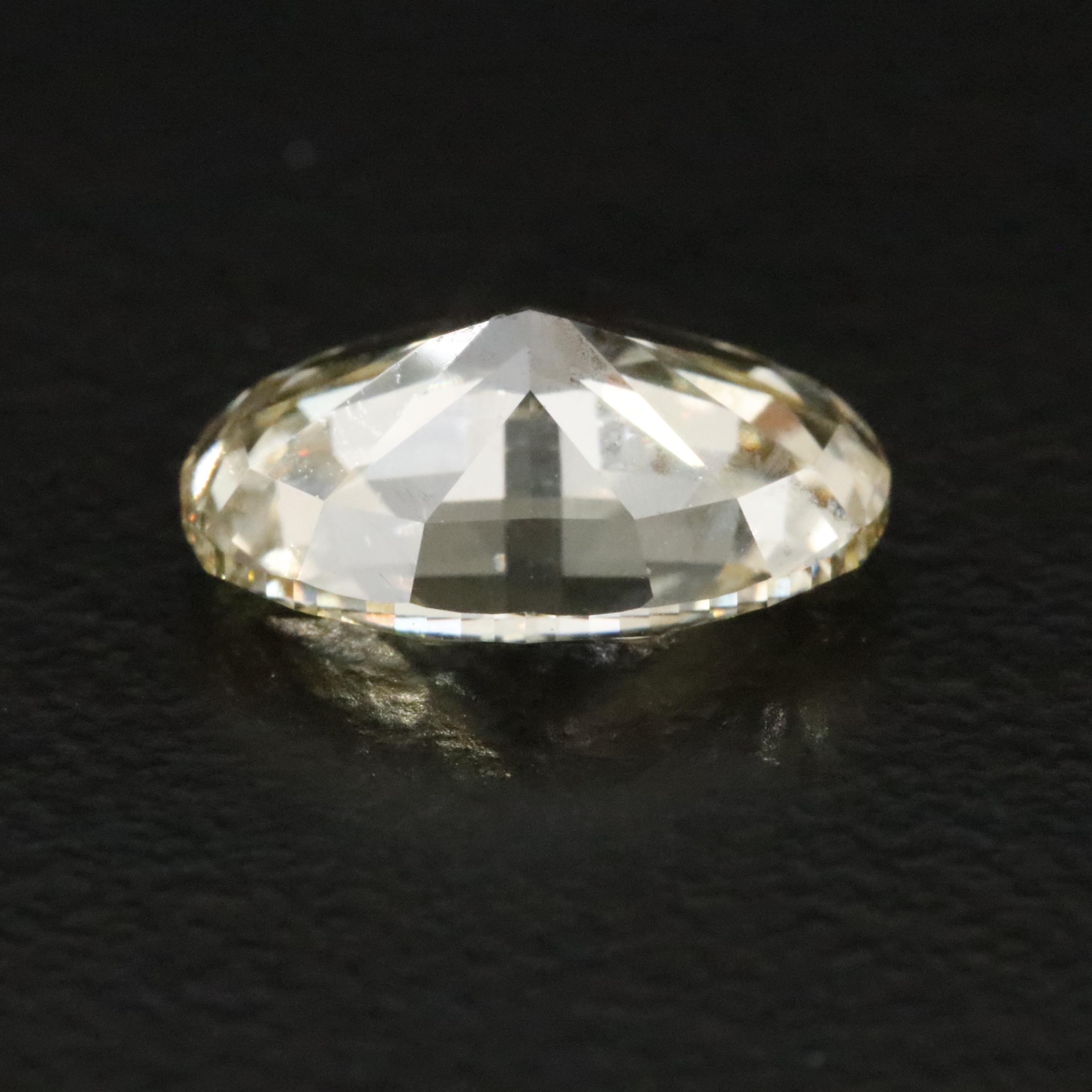 Loose 2.01 CT Lab Grown Fancy Yellow Diamond with IGI Report