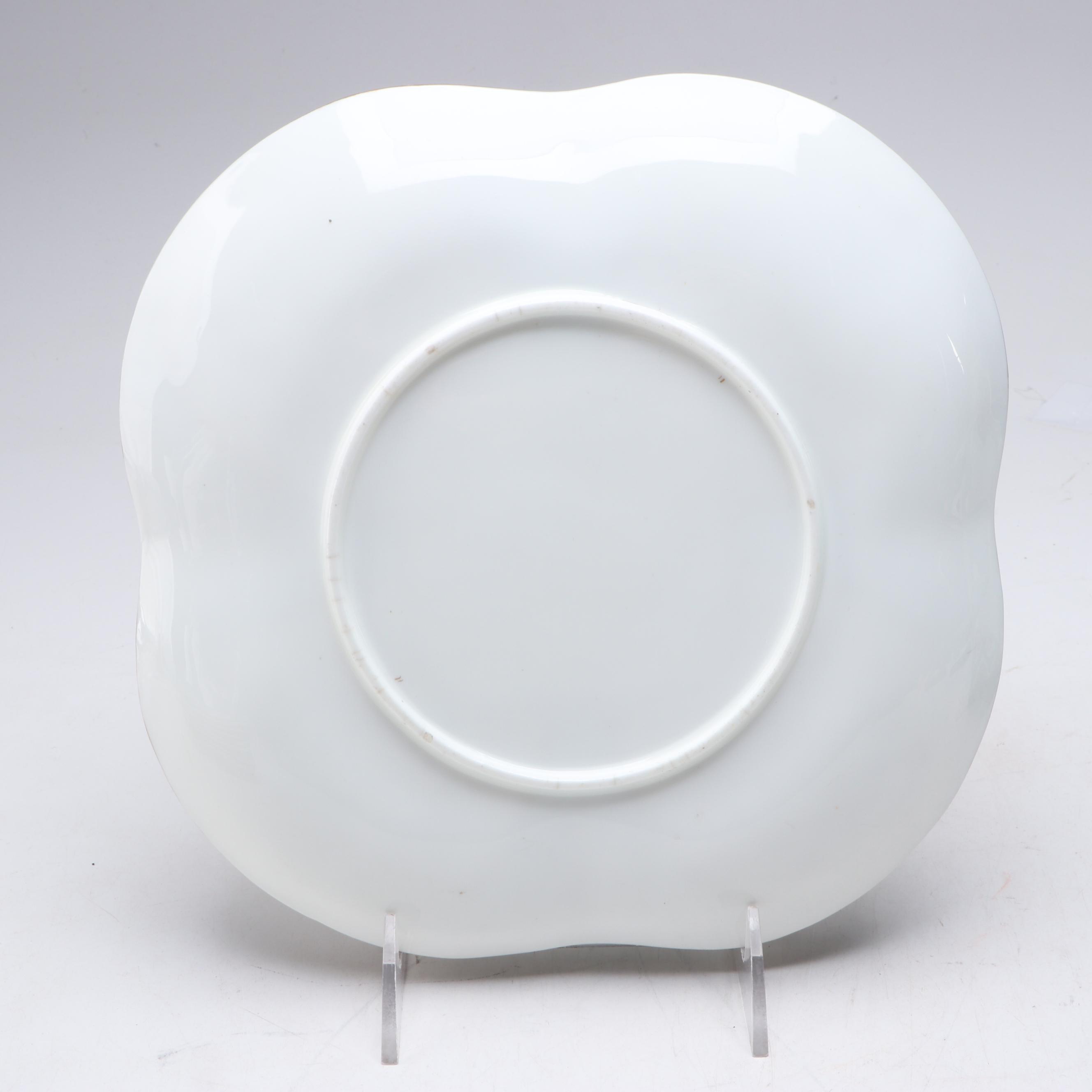 Coalport Porcelain Turquoise and Gilt Accented Dessert Set, Late 19th Century