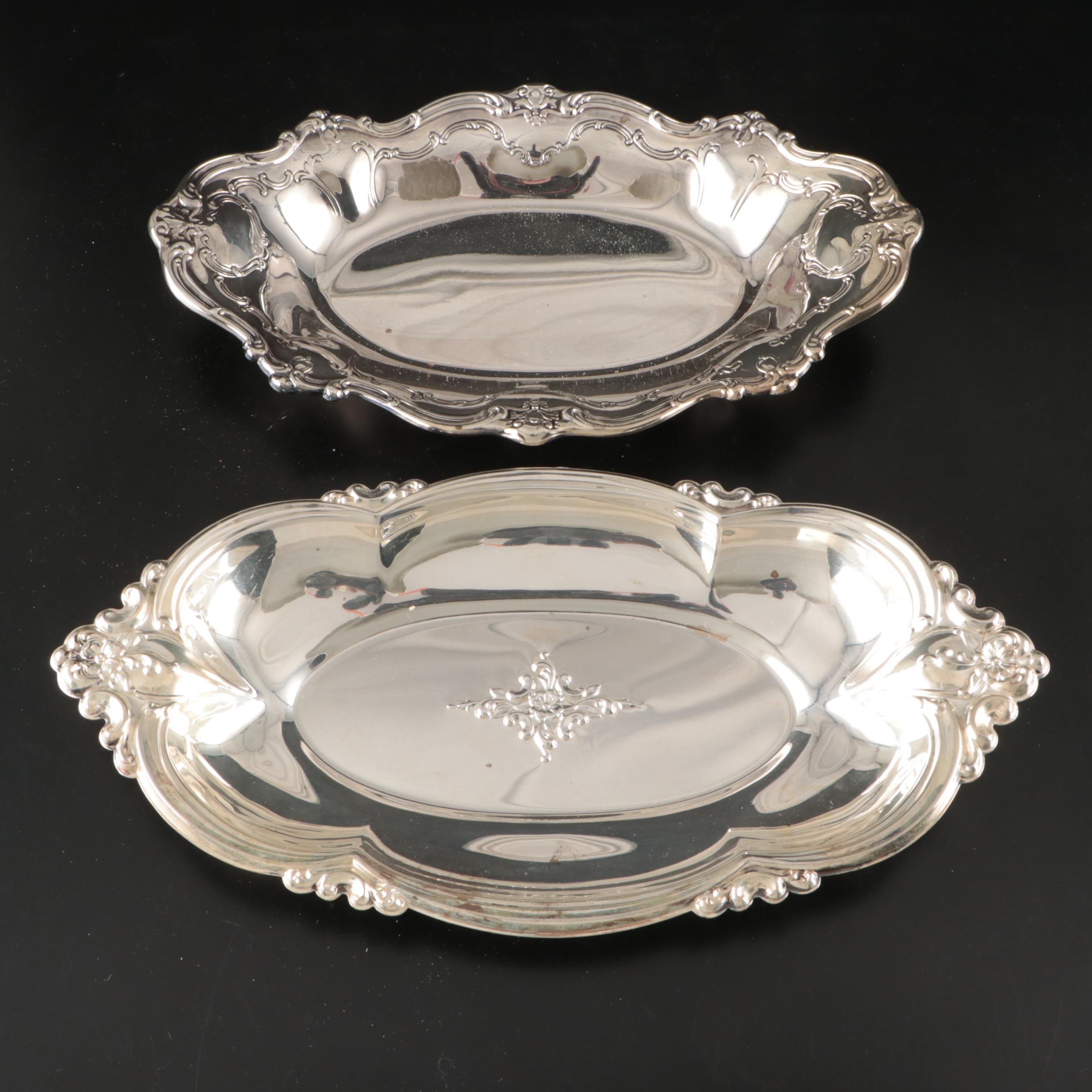 Sterling Silver Bowl, Gorham Silver Plate Dish, and More Silver Plate Serveware