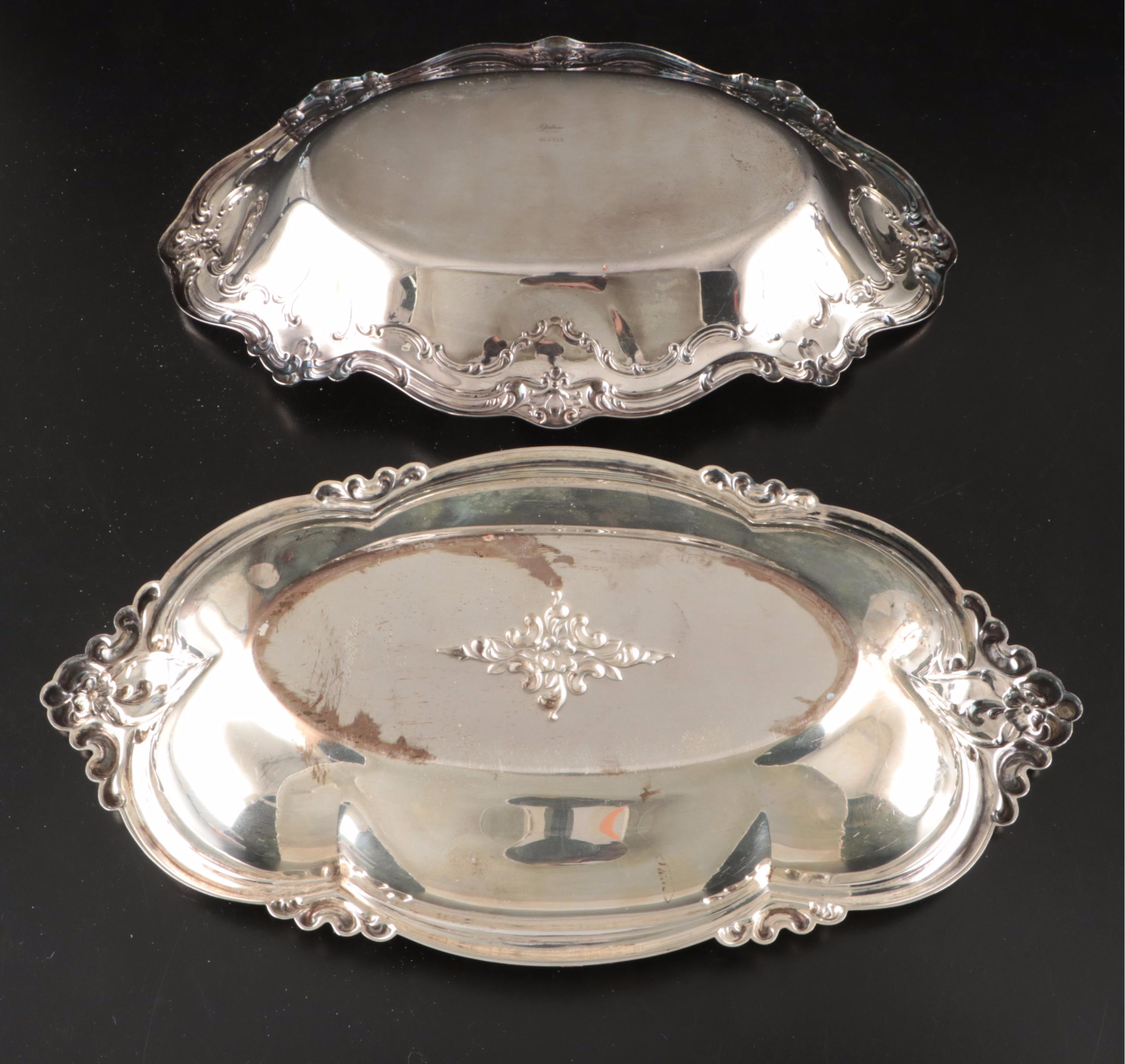 Sterling Silver Bowl, Gorham Silver Plate Dish, and More Silver Plate Serveware