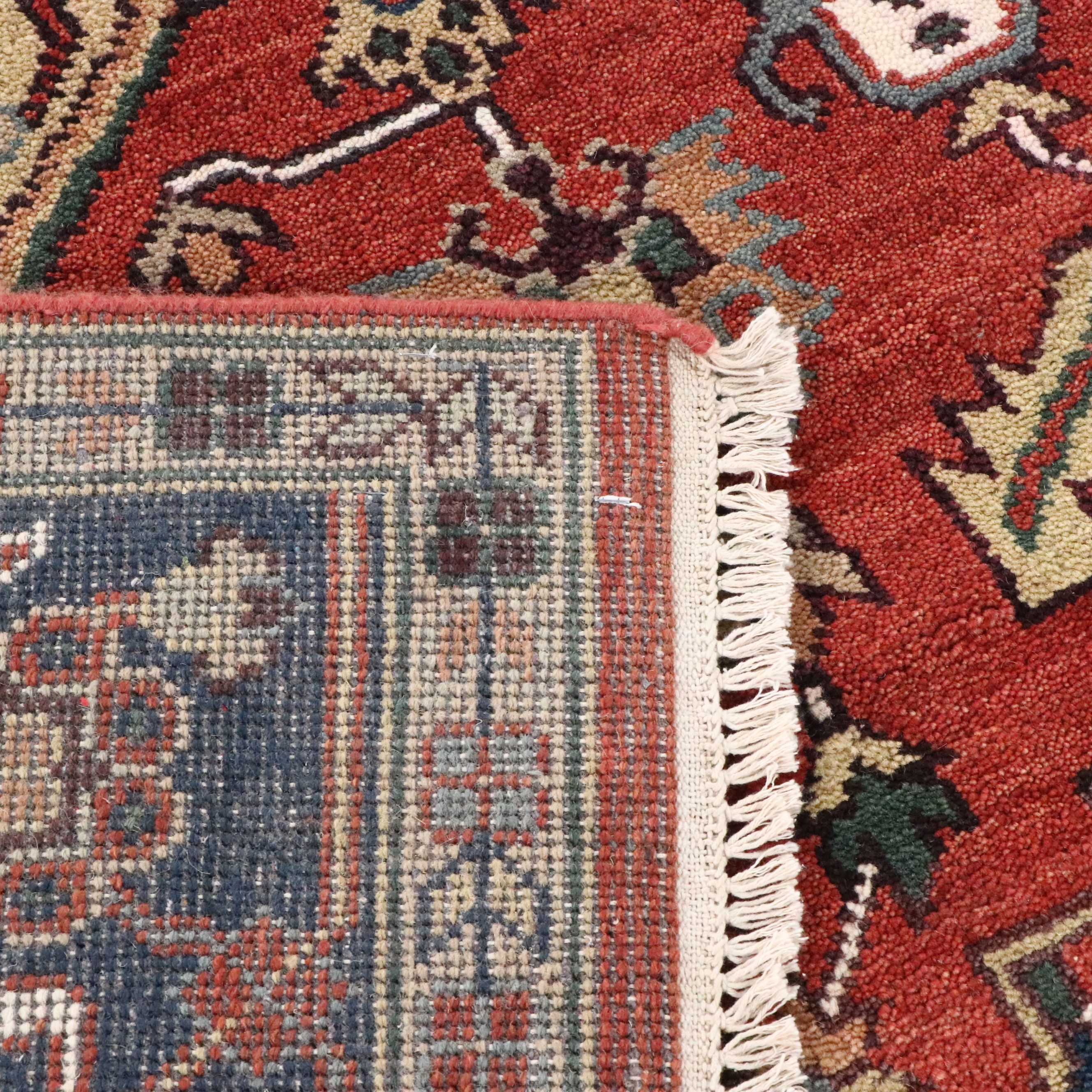 8'9 x 11'11 Hand-Knotted Indo-Persian Heriz Area Rug