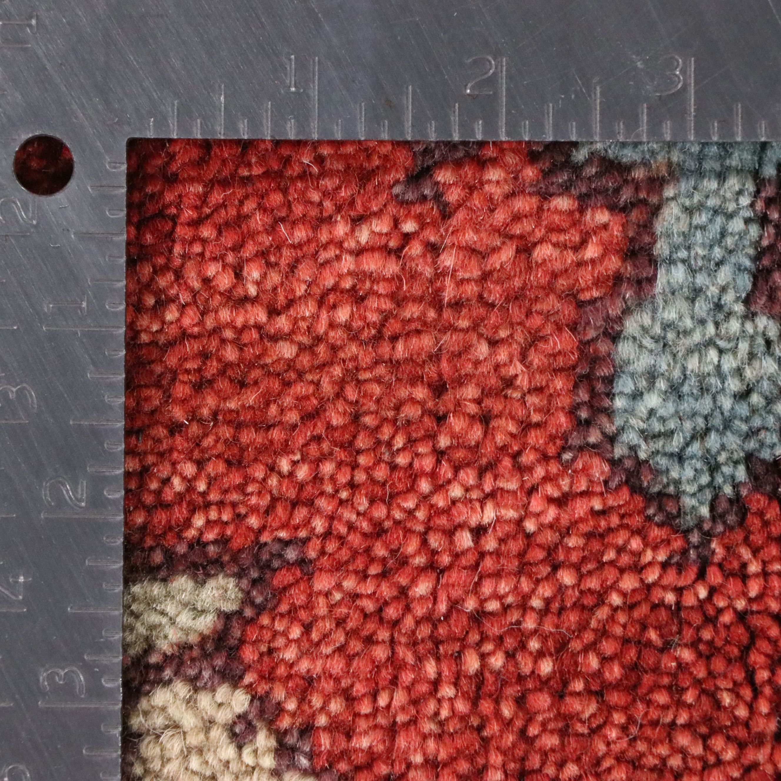 8'9 x 11'11 Hand-Knotted Indo-Persian Heriz Area Rug