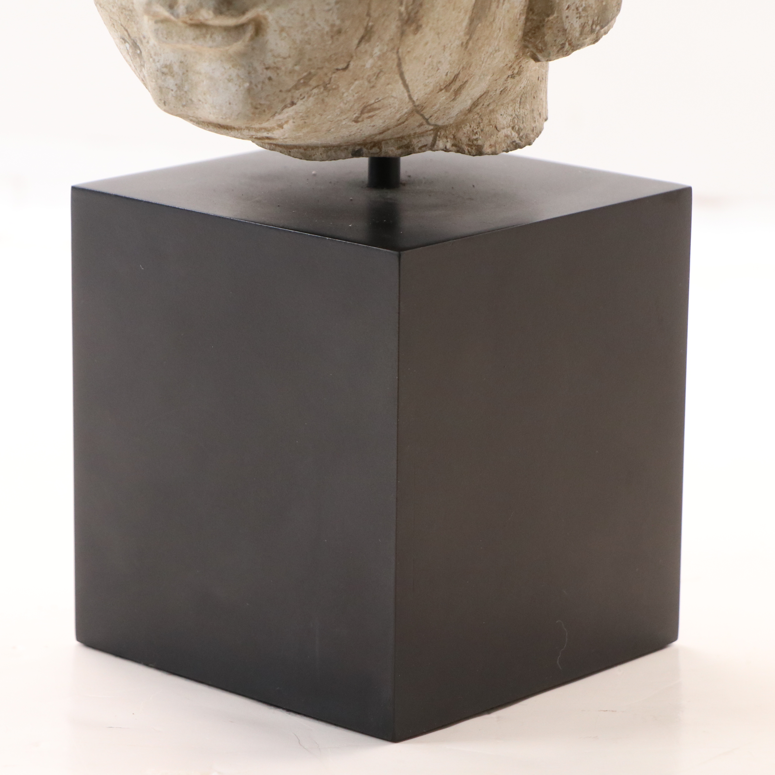 Northern Qi Dynasty Buddha Head Limestone Sculpture, 6th Century