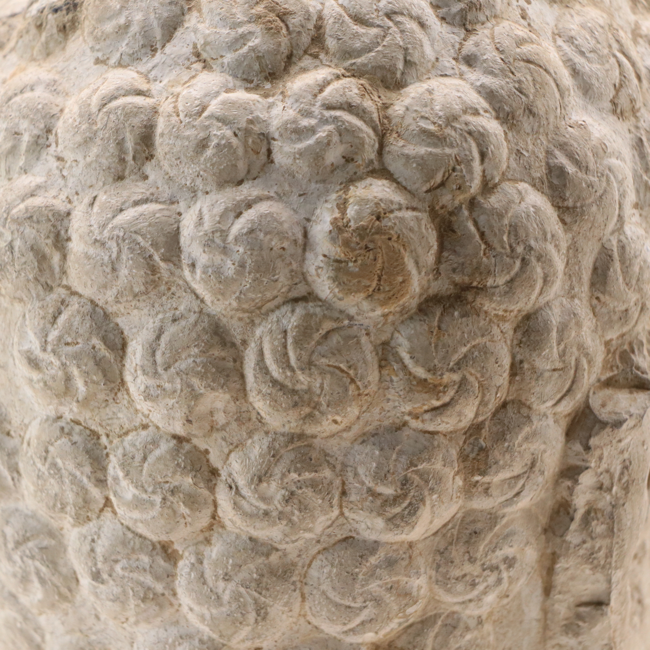 Northern Qi Dynasty Buddha Head Limestone Sculpture, 6th Century