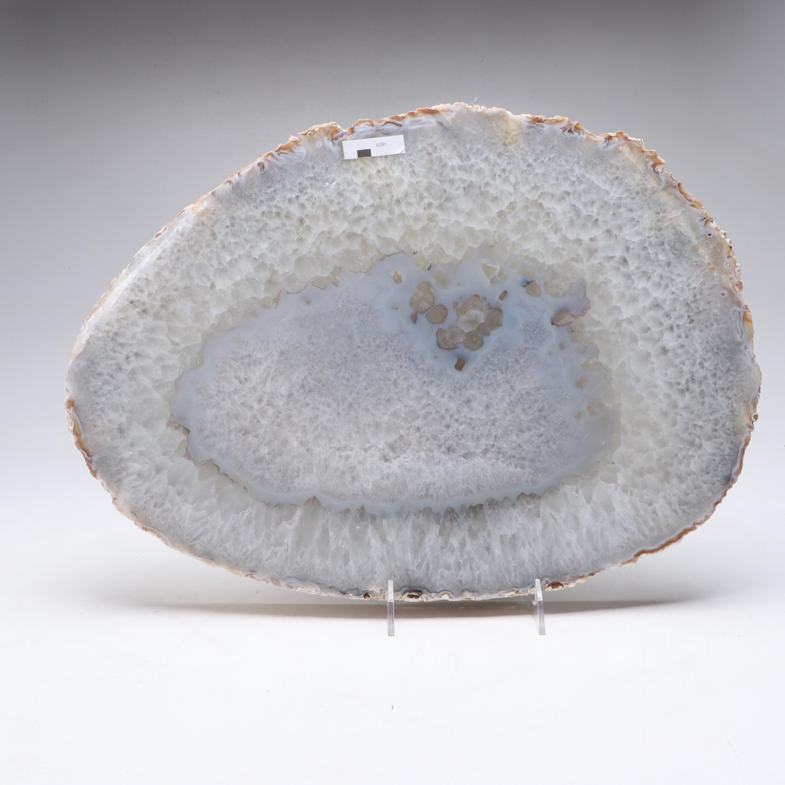 Crystal Quartz Geode Slab