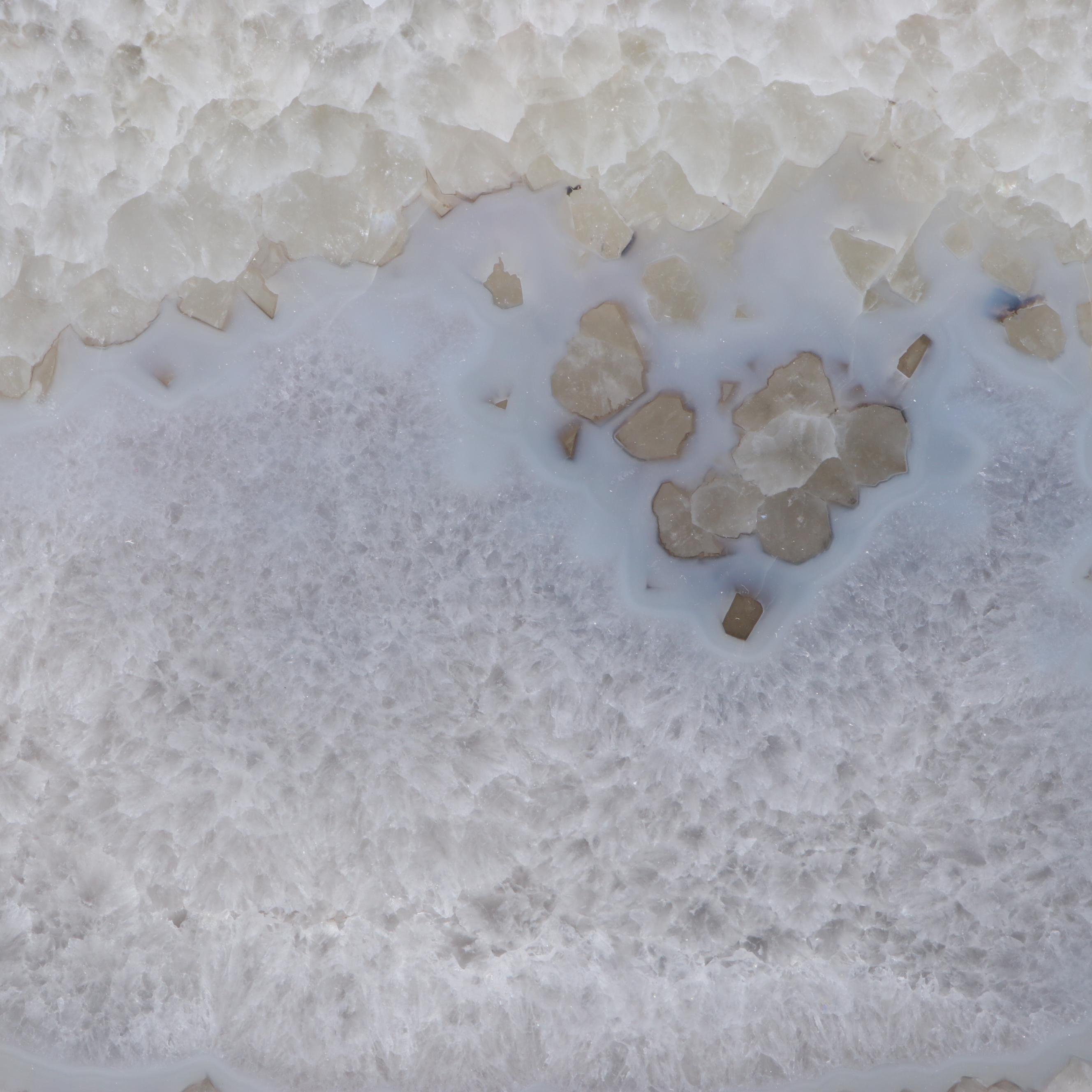 Crystal Quartz Geode Slab