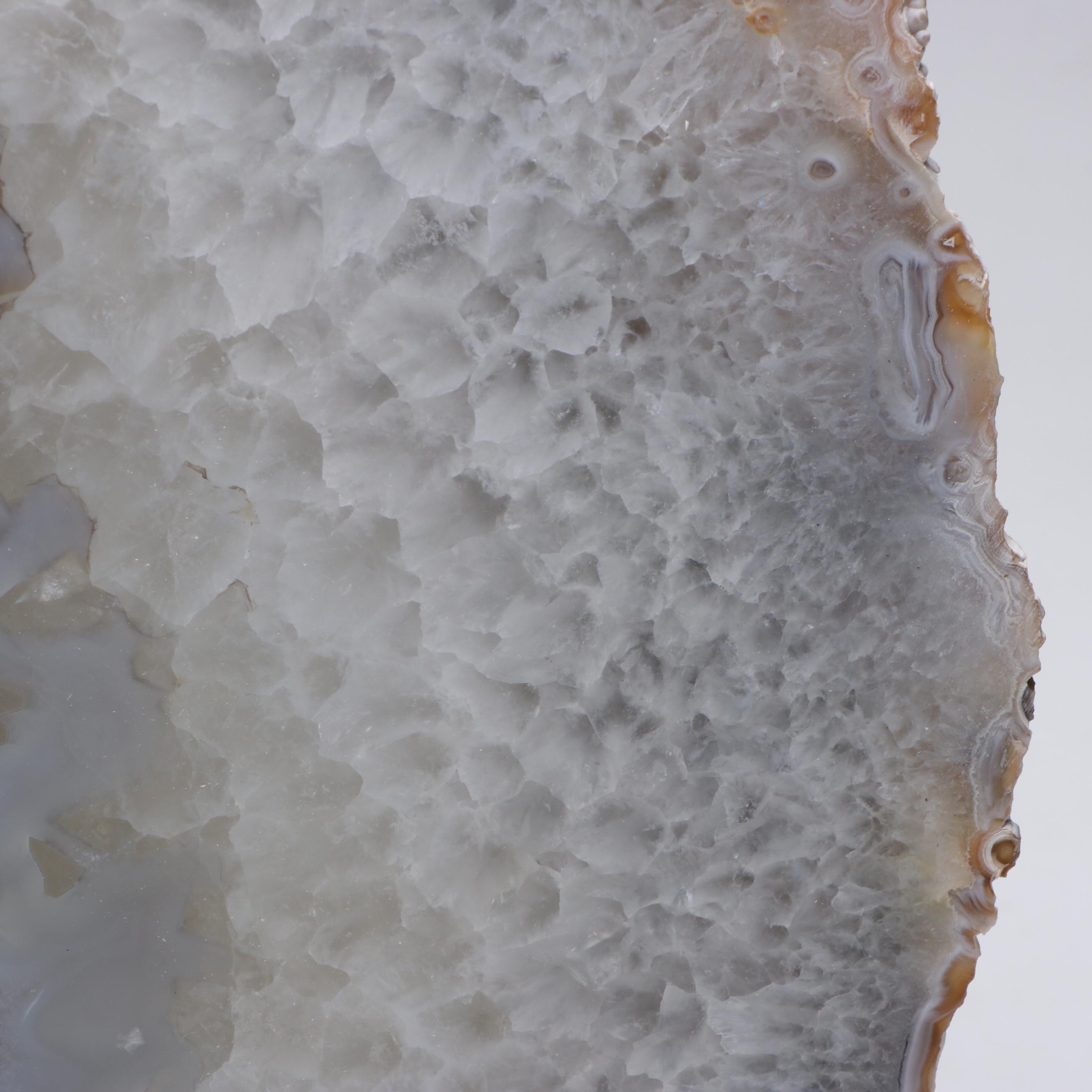 Crystal Quartz Geode Slab