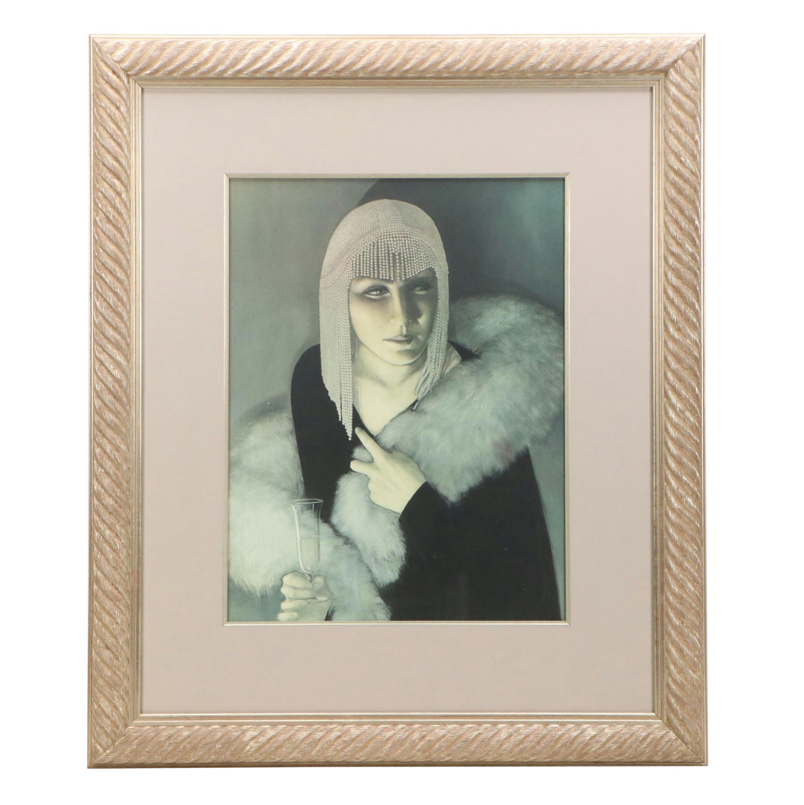 2/2 Jane Whiting Chrzanoska Offset Lithograph "Pearl," 21st Century