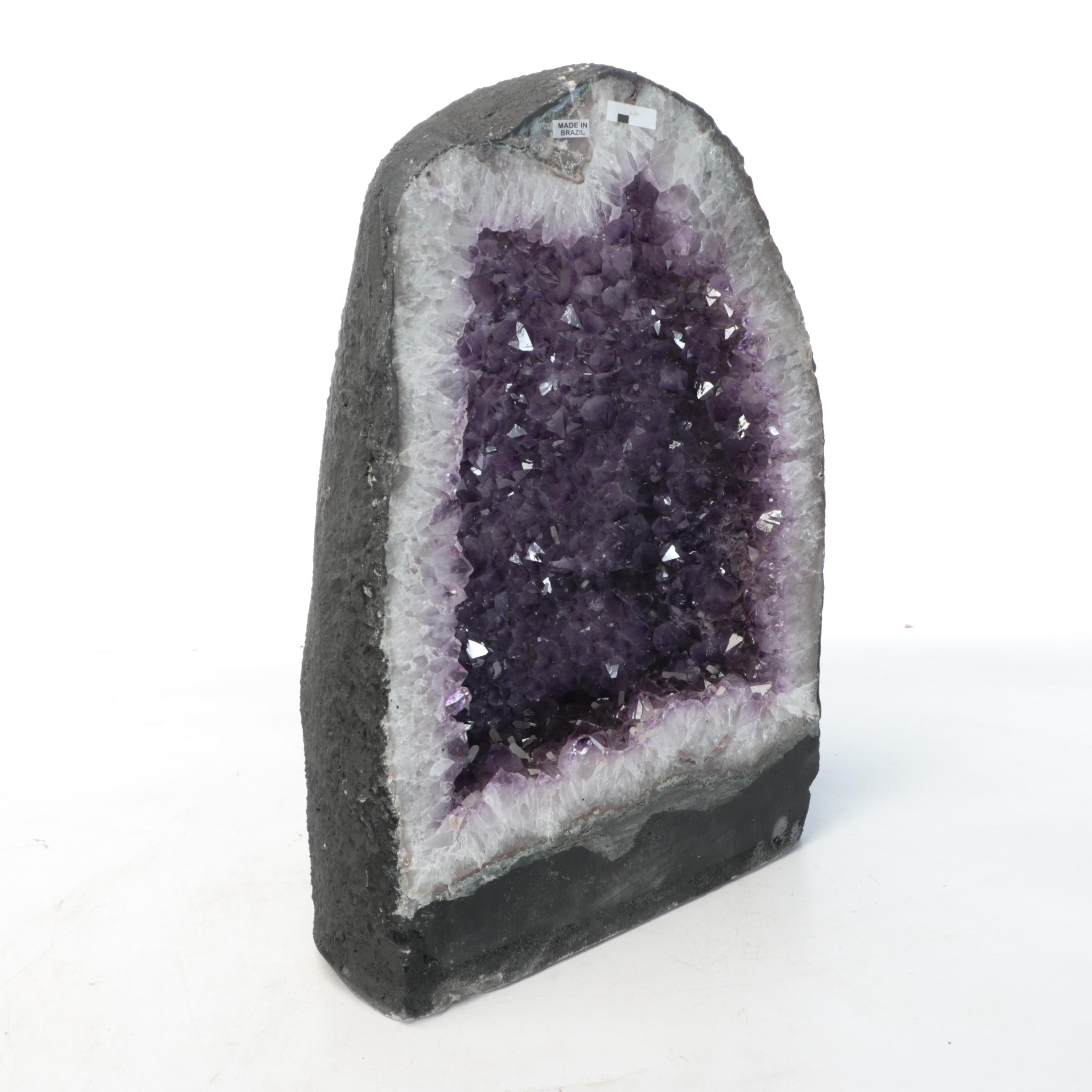 Brazilian Amethyst Cathedral Geode Specimen