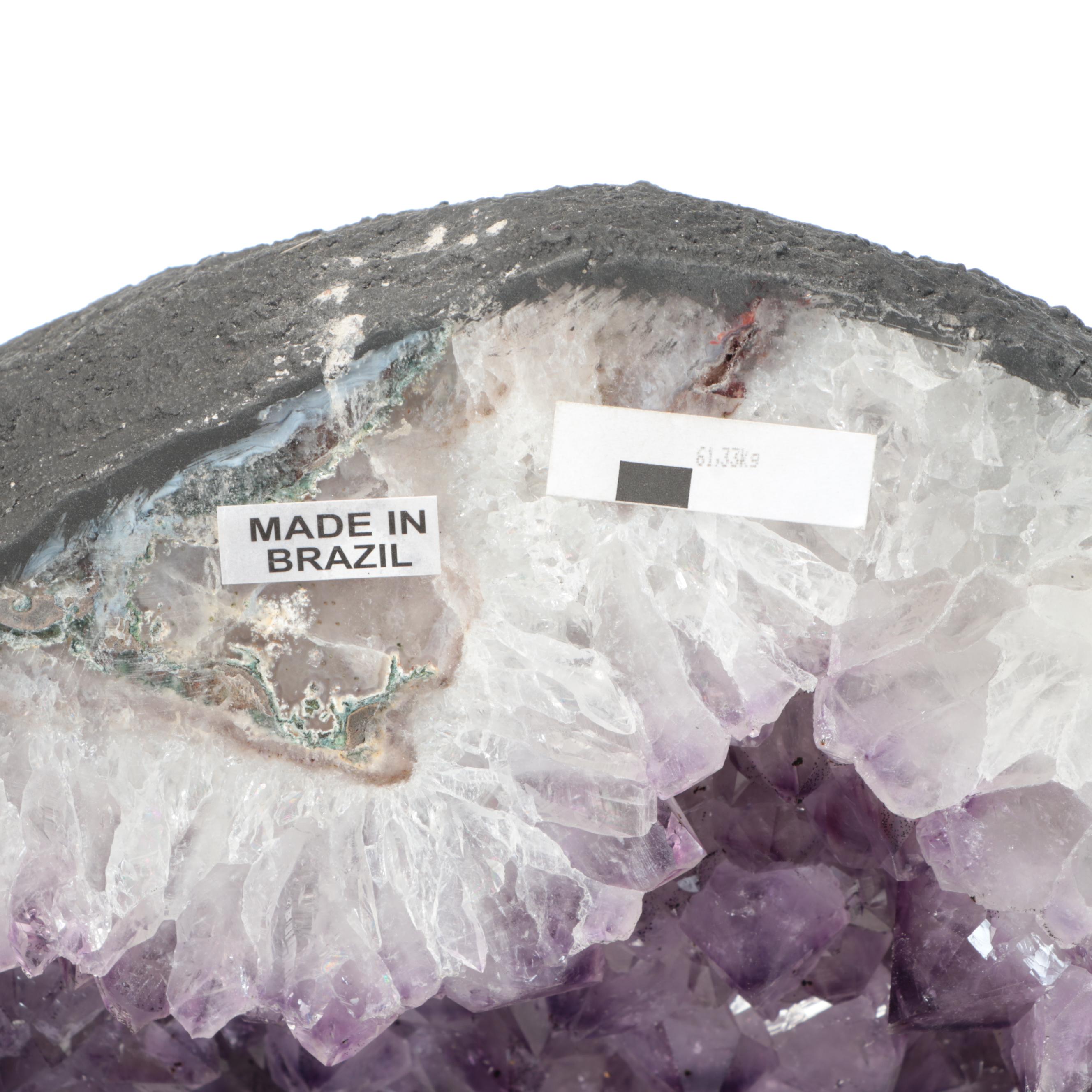 Brazilian Amethyst Cathedral Geode Specimen