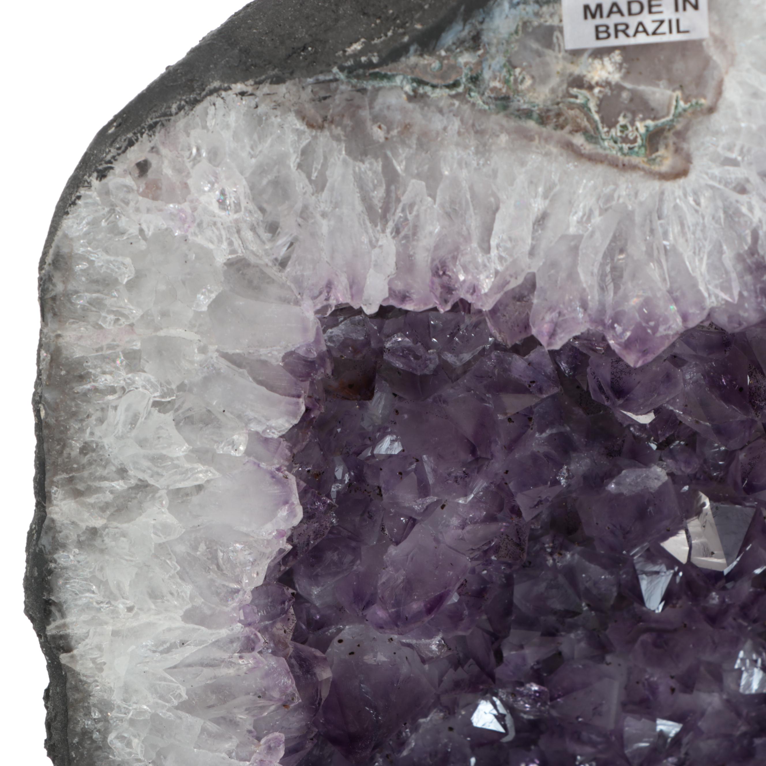 Brazilian Amethyst Cathedral Geode Specimen