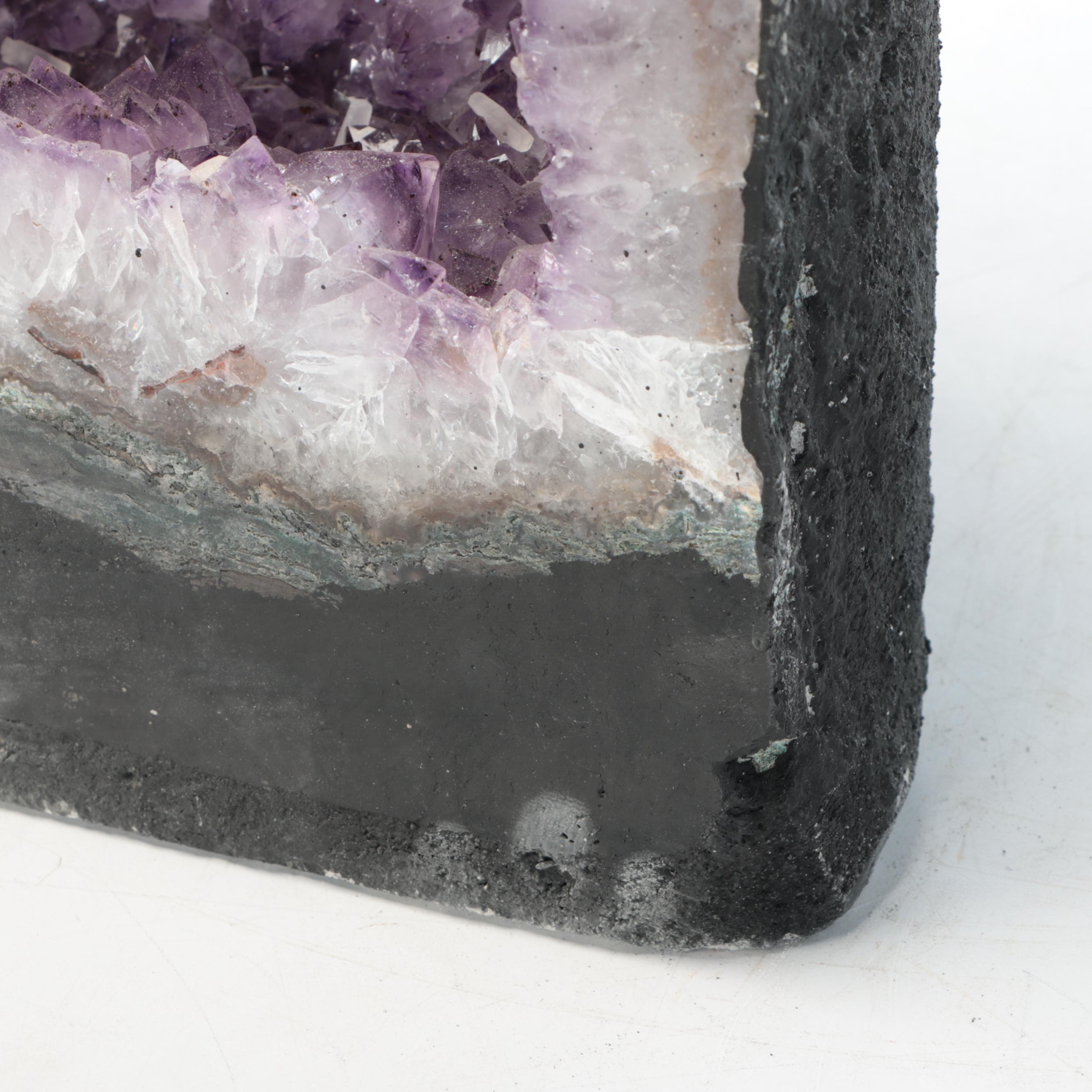 Brazilian Amethyst Cathedral Geode Specimen