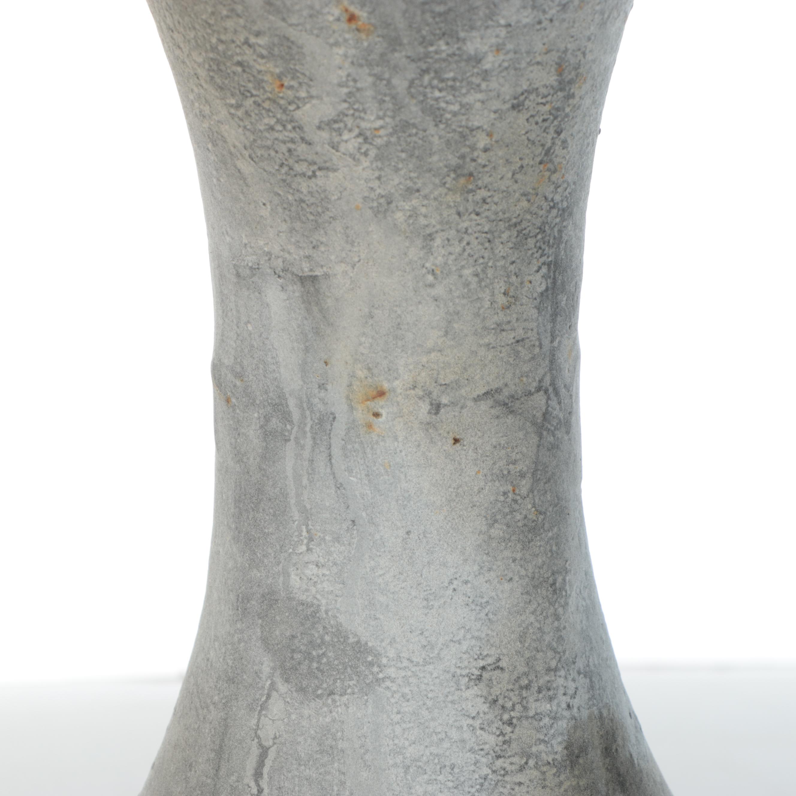 Pair of Mid Century Modern Style Metal Spindle Planters, Manner of Willy Guhl