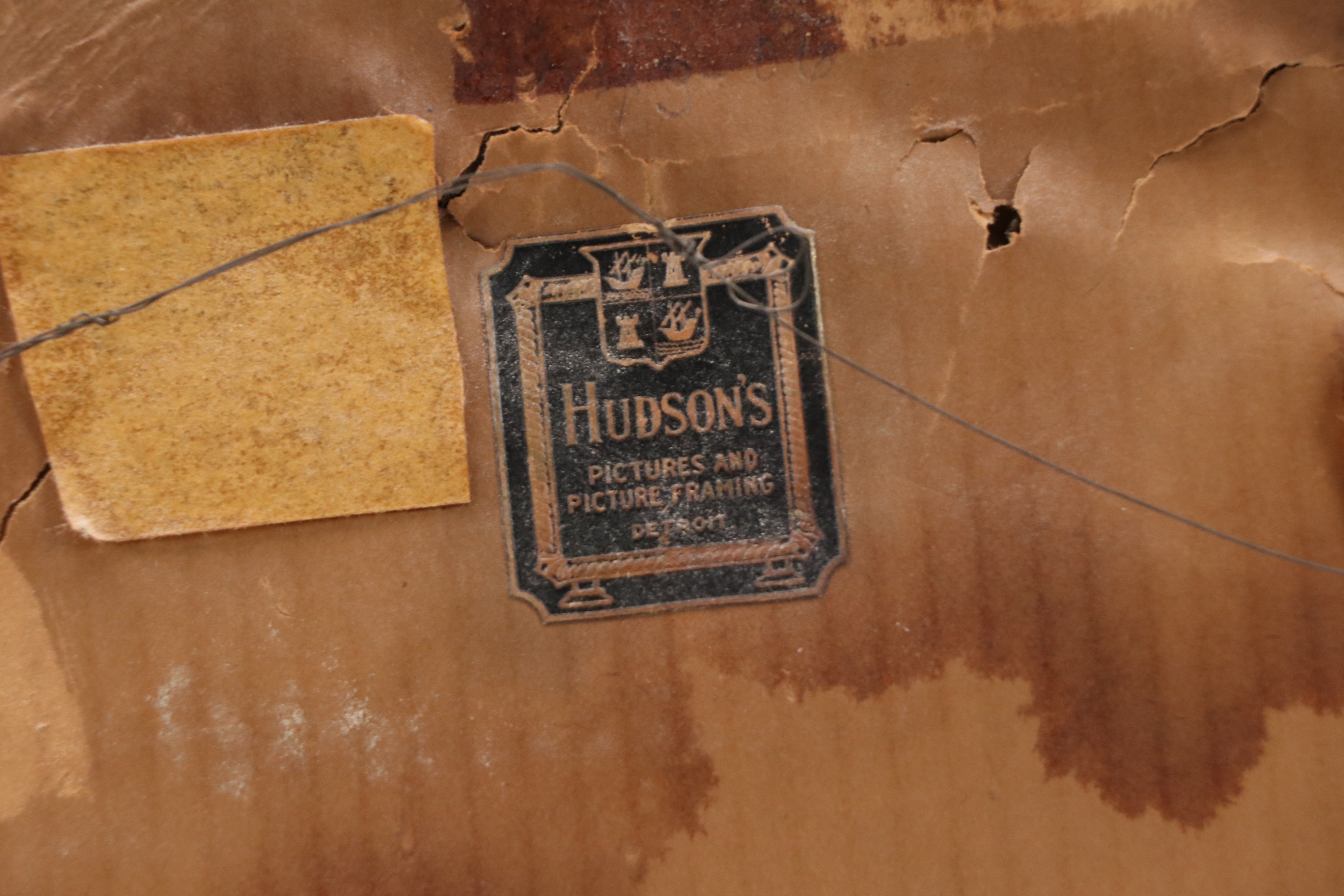 Gouache Painting and Silver Gelatin Photograph Portraits of Gentlemen