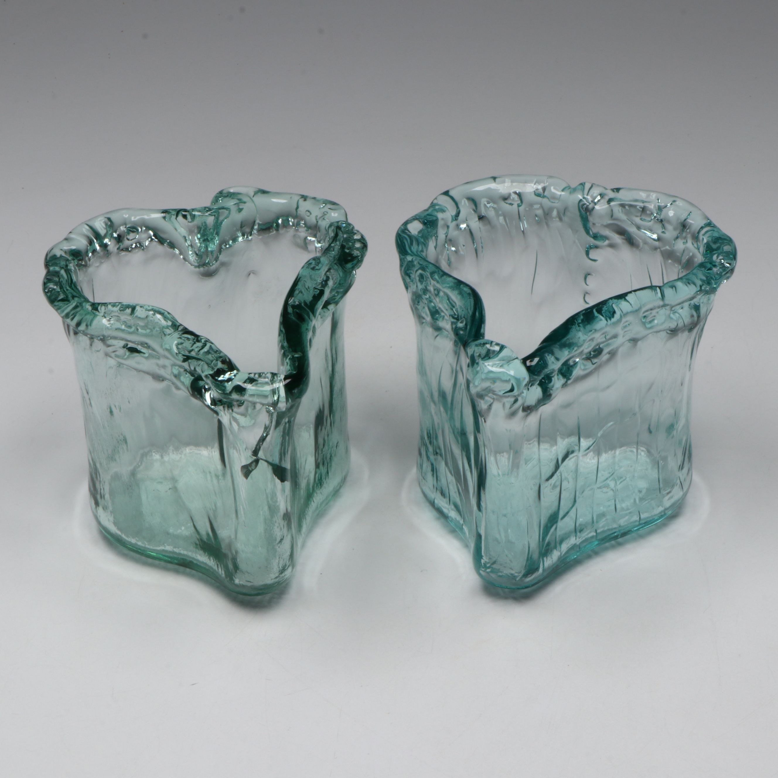 Recycled Glass Large Ellipse Vase, Square Platter, Heart Votives & More