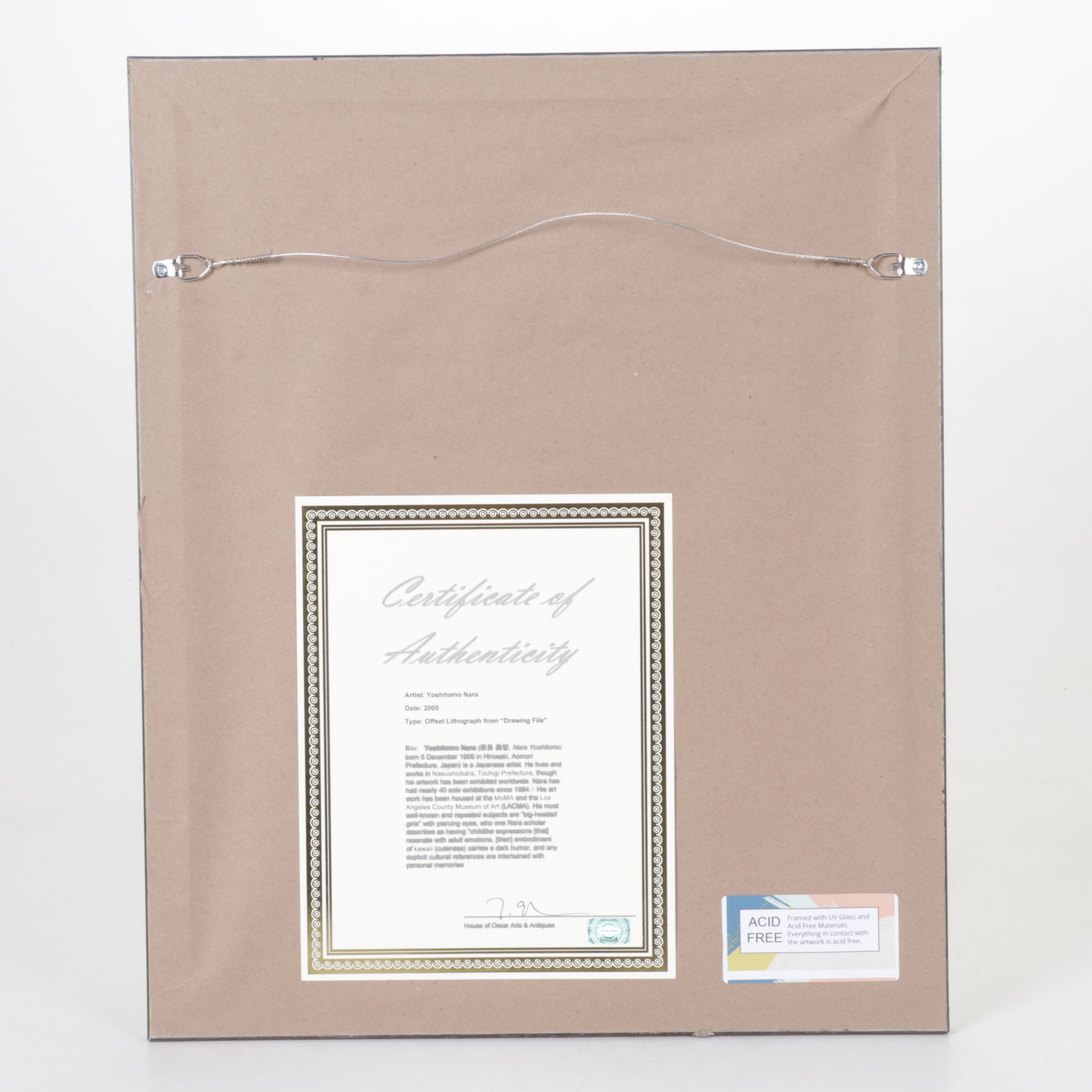 Yoshitomo Nara Offset Lithograph from "Drawing File," 2005