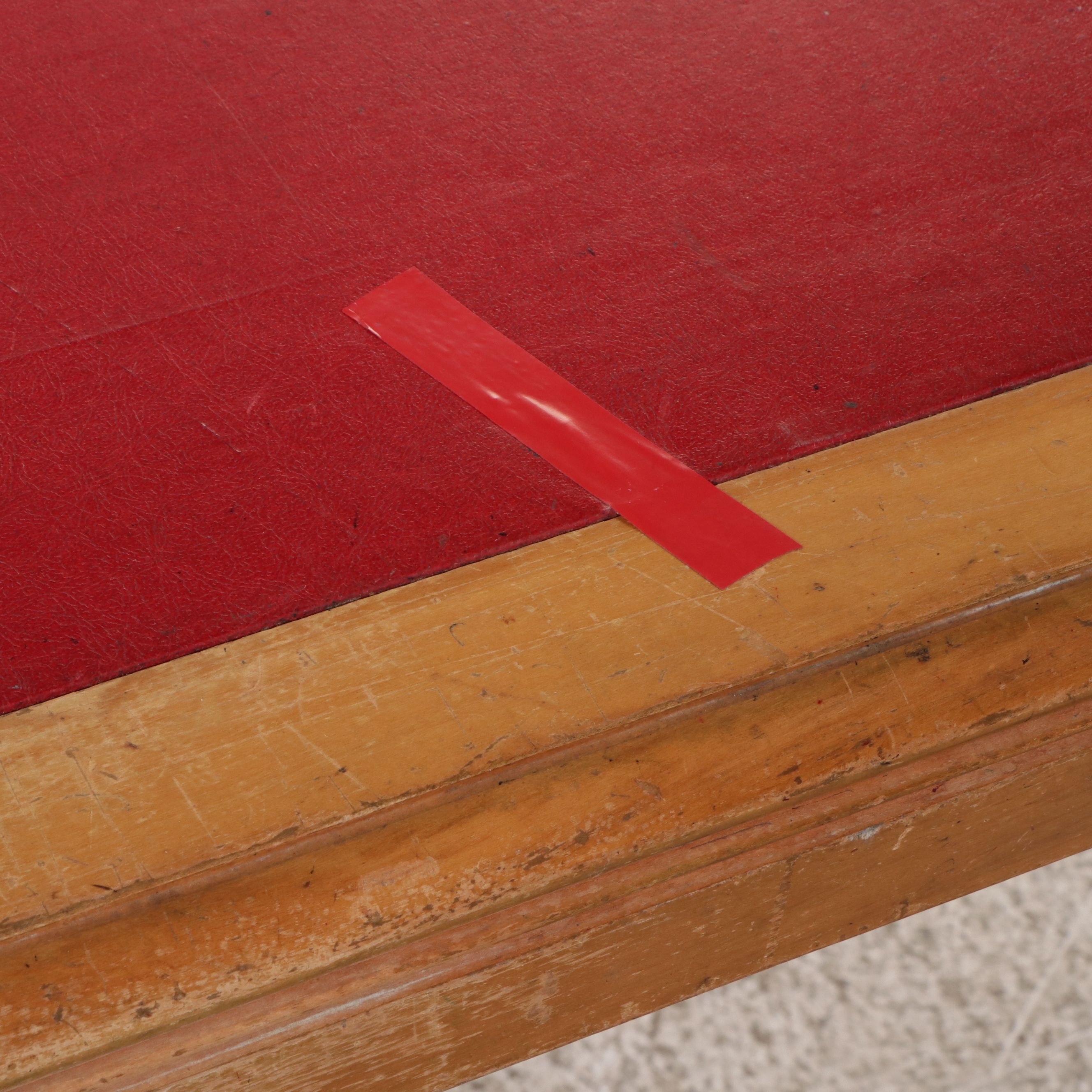 Stakmore Arts & Crafts Style Vinyl and Wood Folding Table and Chairs Set