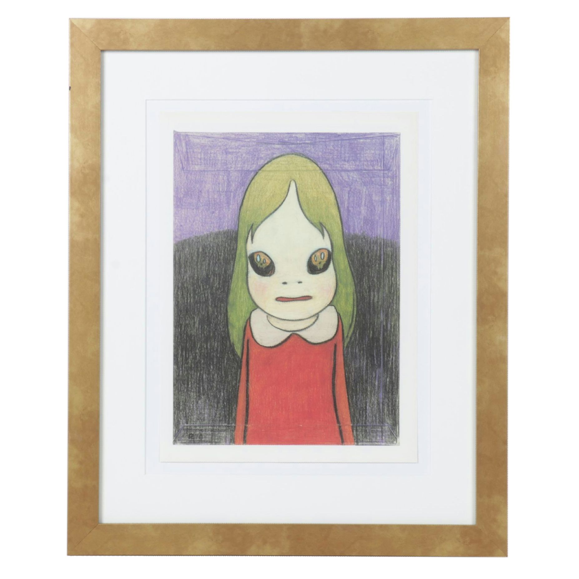 Yoshitomo Nara Offset Lithograph from "Drawing File," 2005